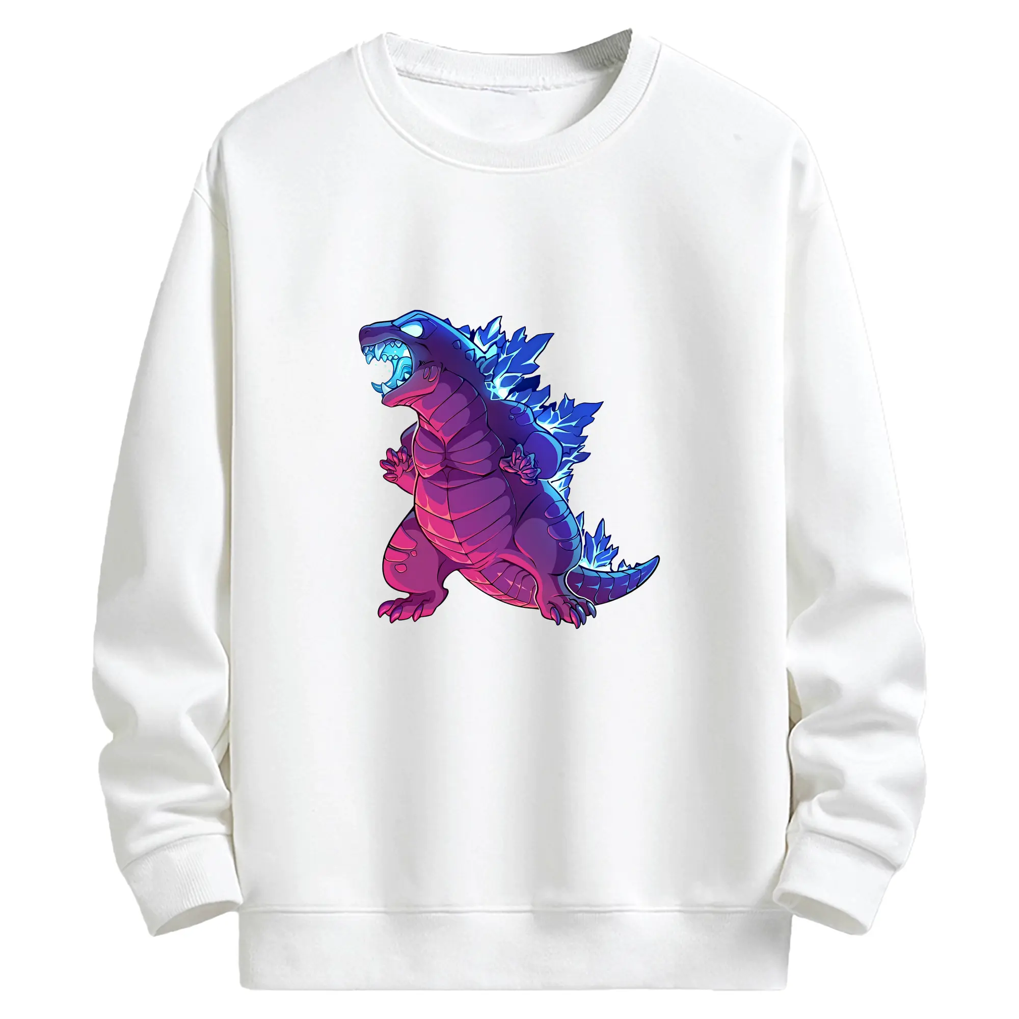 ゴジラ グッズ,ゴジラ - キッズ クルーネックスウェットシャツ ・ フロントプリント ・ 綿80％ ポリエステル20％ ・ 快適 通学 スポーツ 日常使い お散歩用