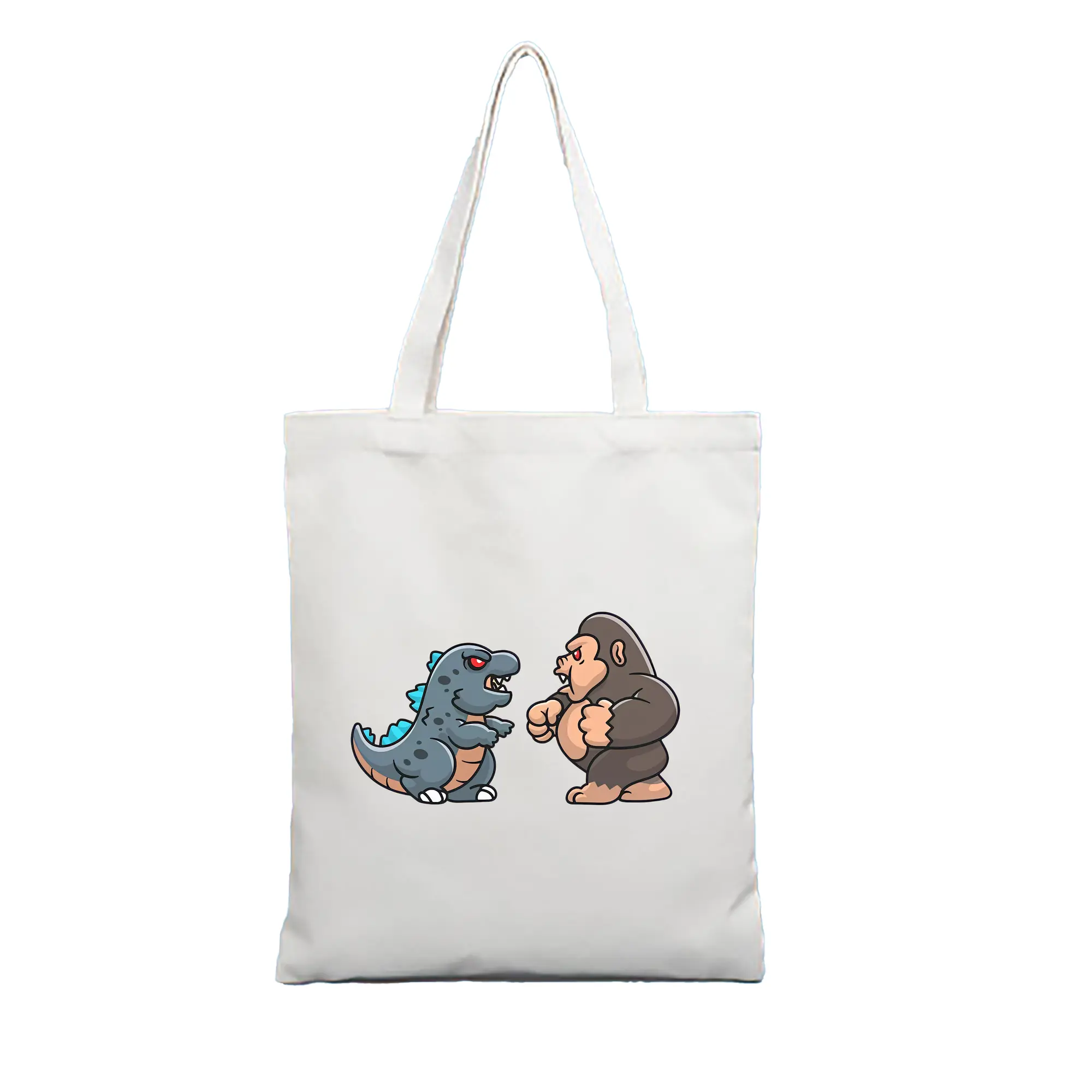 ゴジラ グッズ,ゴジラ - 縦型キャンバス手提げバッグ（トートバッグ） ・ キャンバス素材 ・ ショッピング用 ・ 軽量 丈夫 お手入れ簡単