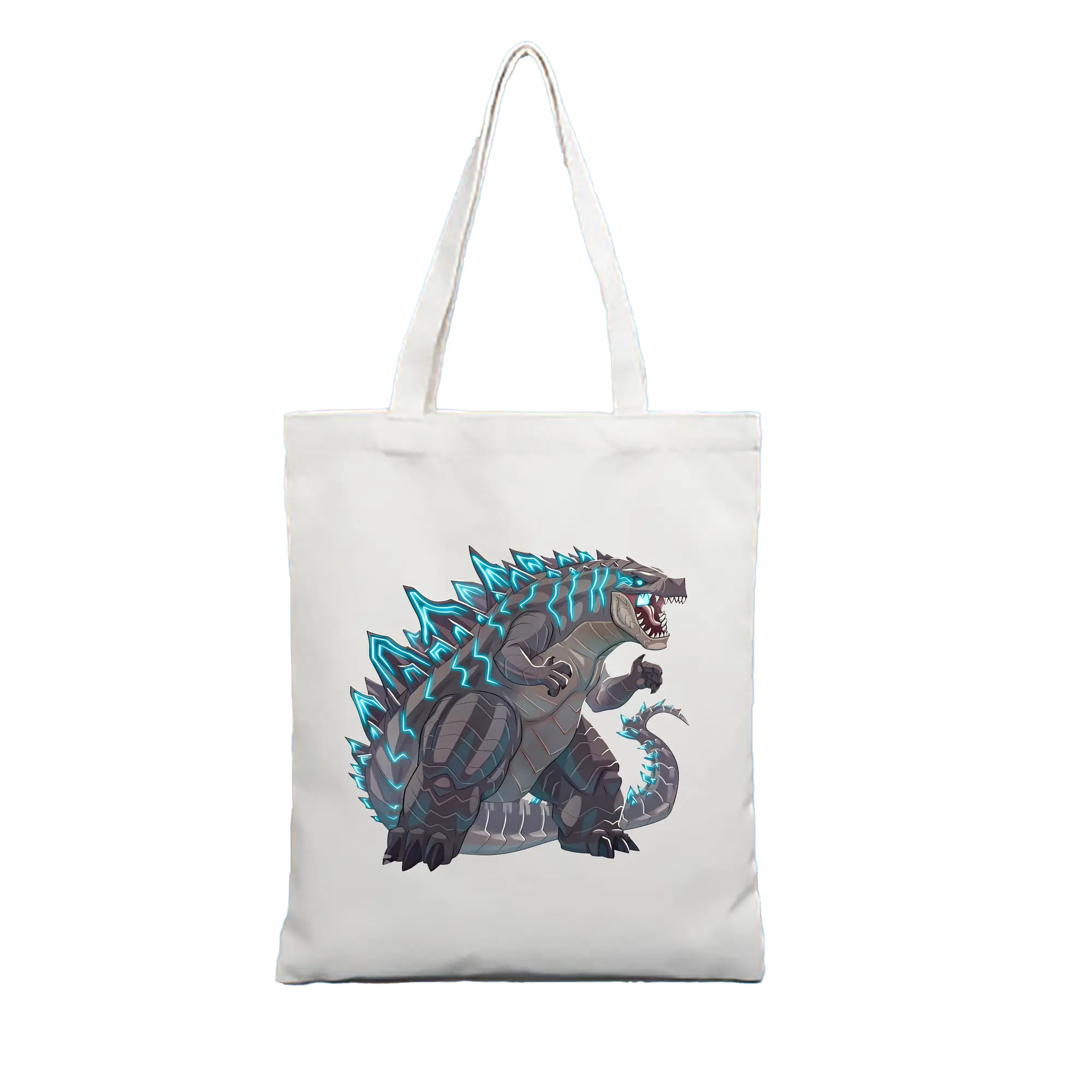 ゴジラ グッズ,ゴジラ - 縦型キャンバス手提げバッグ（トートバッグ） ・ キャンバス素材 ・ ショッピング用 ・ 軽量 丈夫 お手入れ簡単