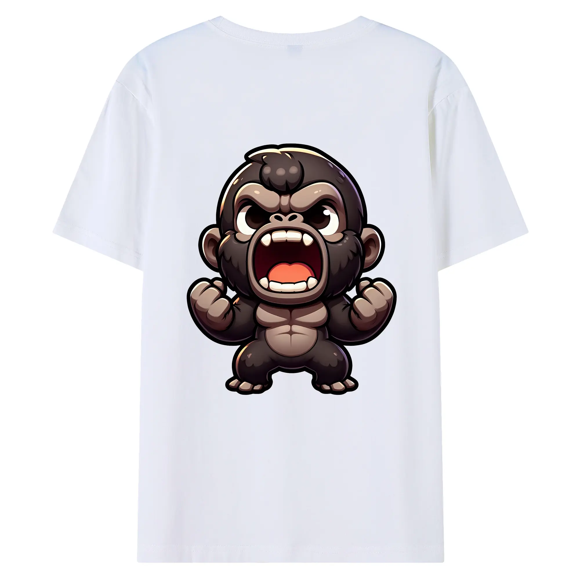 ゴジラ グッズ,キングコング - 綿100％ 半袖Tシャツ ・ バックプリント ・ 快適 通気性 ・ 日常使い 散歩 スポーツ用