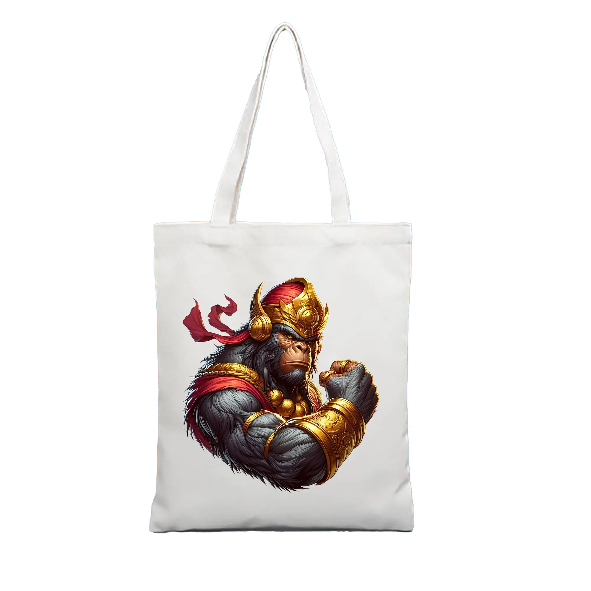 ゴジラ グッズ,キングコング - 縦型キャンバス手提げバッグ（トートバッグ） ・ キャンバス素材 ・ ショッピング用 ・ 軽量 丈夫 お手入れ簡単