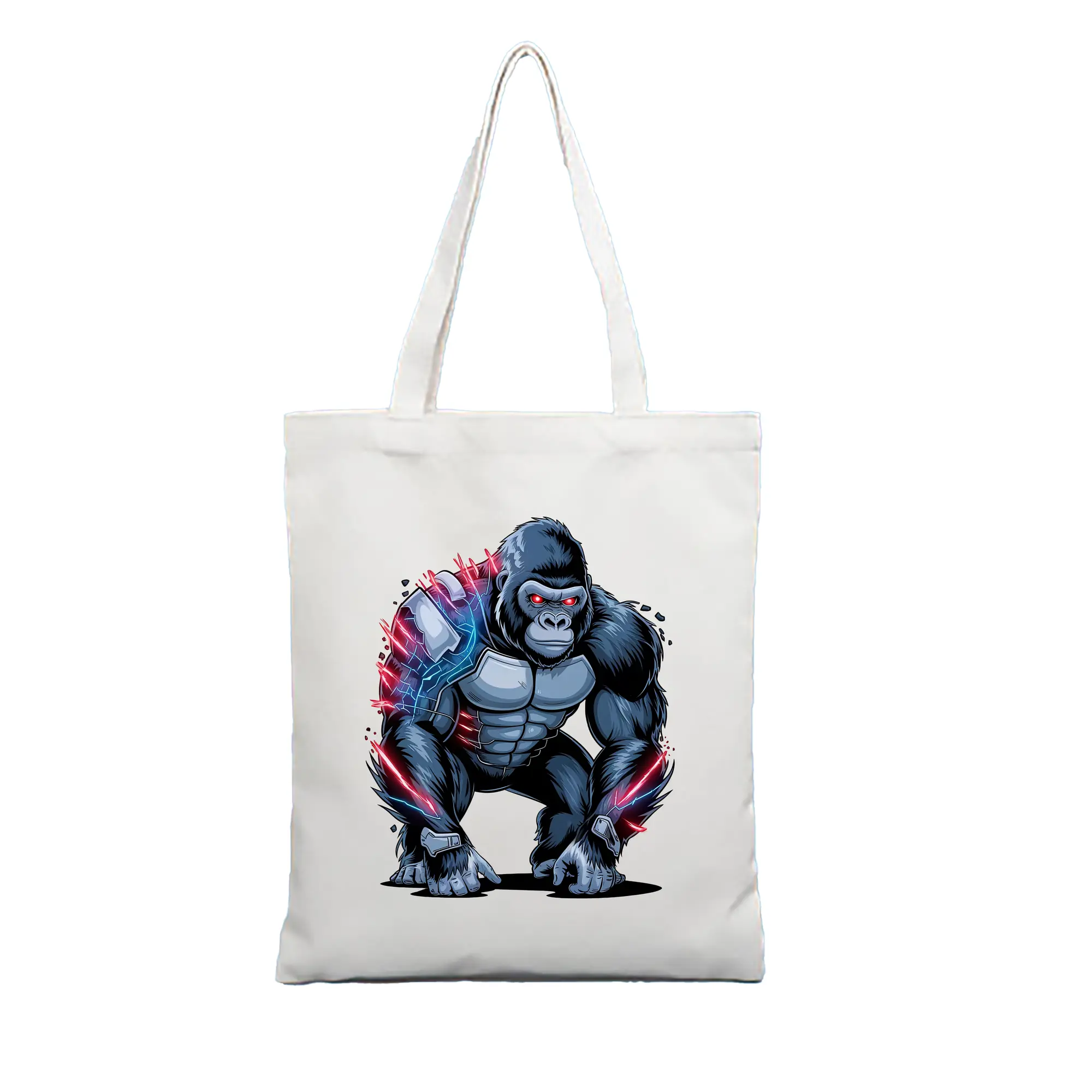 ゴジラ グッズ,キングコング - 縦型キャンバス手提げバッグ（トートバッグ） ・ キャンバス素材 ・ ショッピング用 ・ 軽量 丈夫 お手入れ簡単