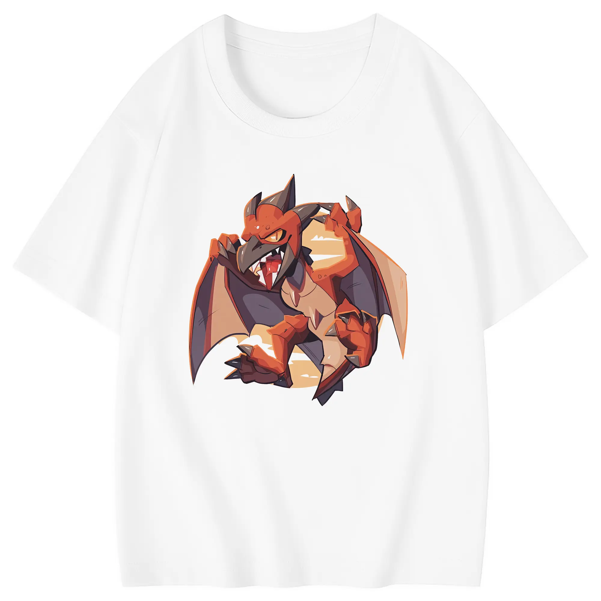 ゴジラ グッズ,ラドン - 綿100％ キッズTシャツ ・ フロントプリント ・ 快適 通気性 ・ スポーツ カジュアル 散歩用