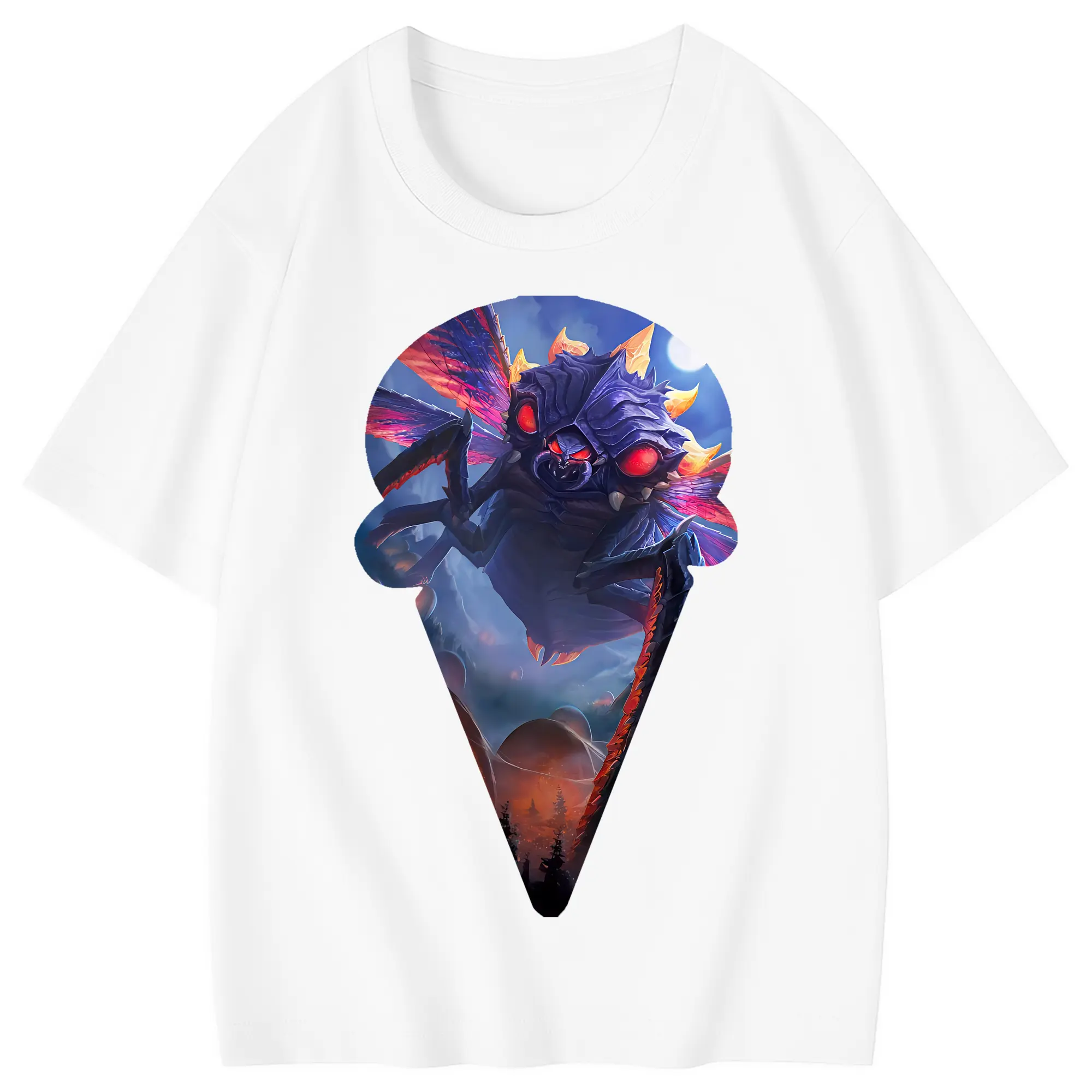 ゴジラ グッズ,バトラ - 綿100％ キッズTシャツ ・ フロントプリント ・ 快適 通気性 ・ スポーツ カジュアル 散歩用