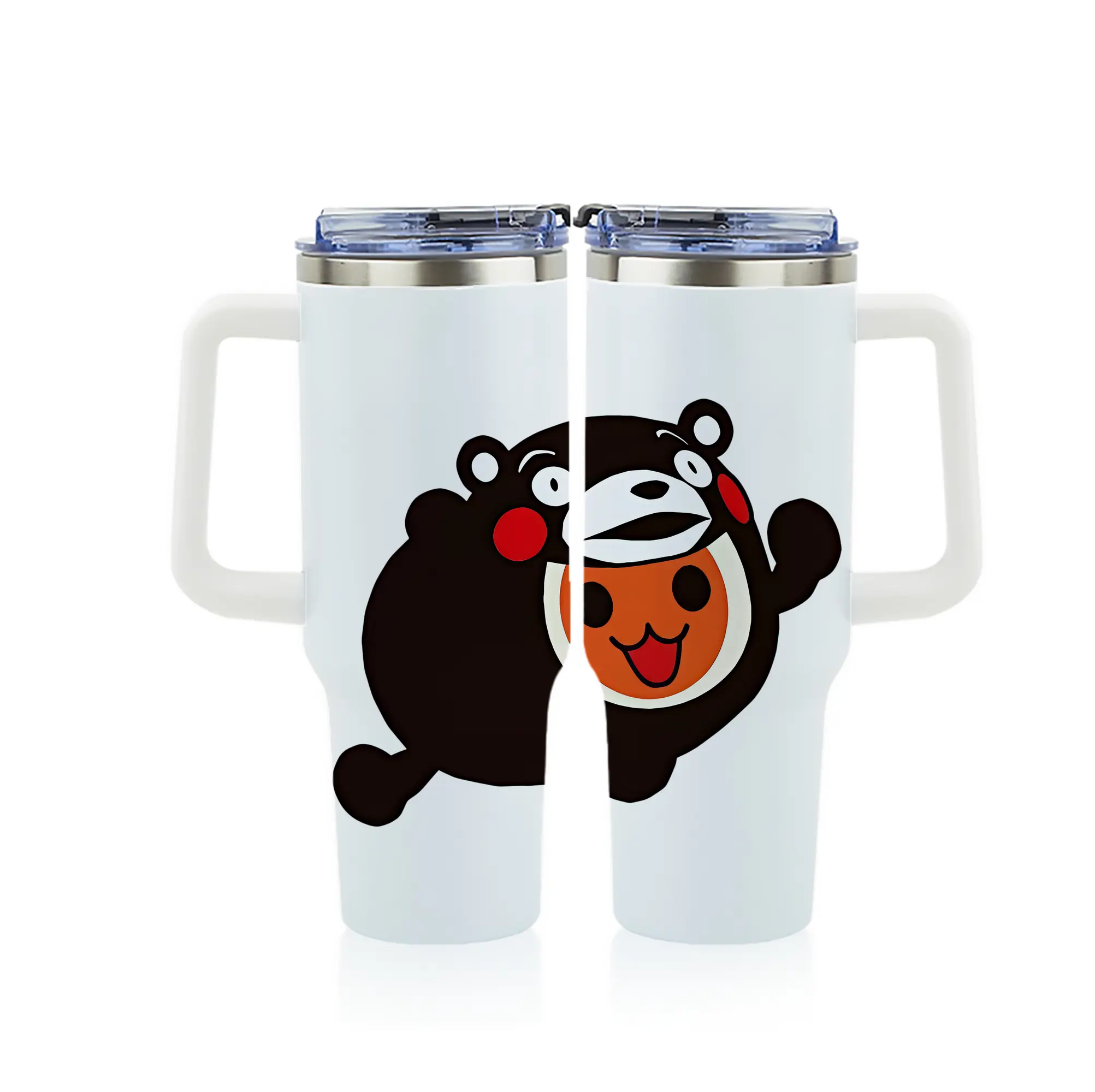 太鼓の達人 グッズ - 1200mL フルプリント車用タンブラー ・ 304ステンレス 内側 ・ 201ステンレス 外側 ・ 保温 保冷 ・ 通勤 ドライブ アウトドア用