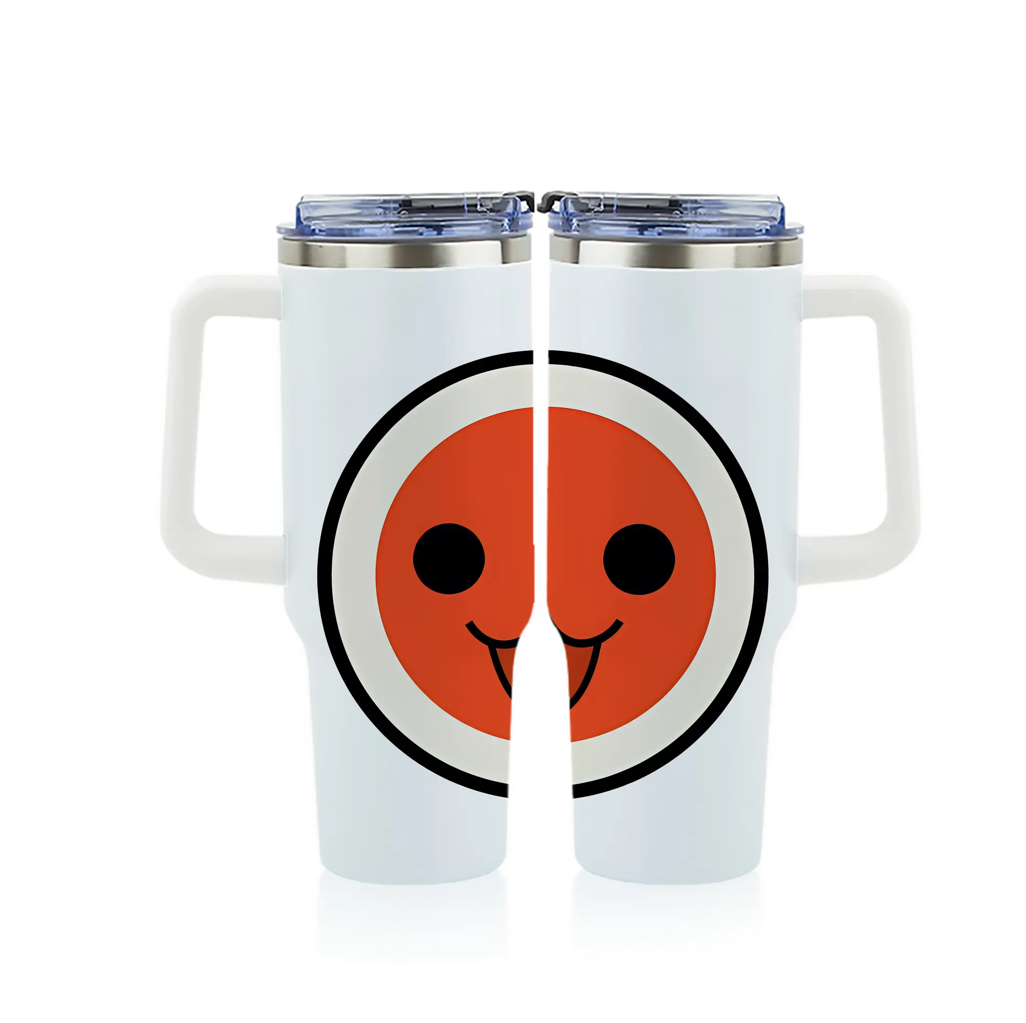 太鼓の達人 グッズ - 1200mL フルプリント車用タンブラー ・ 304ステンレス 内側 ・ 201ステンレス 外側 ・ 保温 保冷 ・ 通勤 ドライブ アウトドア用