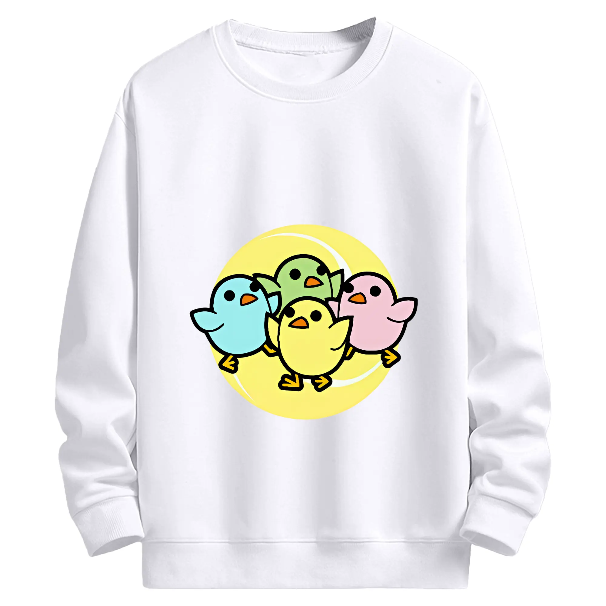 太鼓の達人 グッズ - 高品質 クルーネック スウェット ・ コットン59％ ポリエステル41％ ・ ユニセックス 長袖 トレーナー ・ カジュアル デイリー スポーツ 散歩用