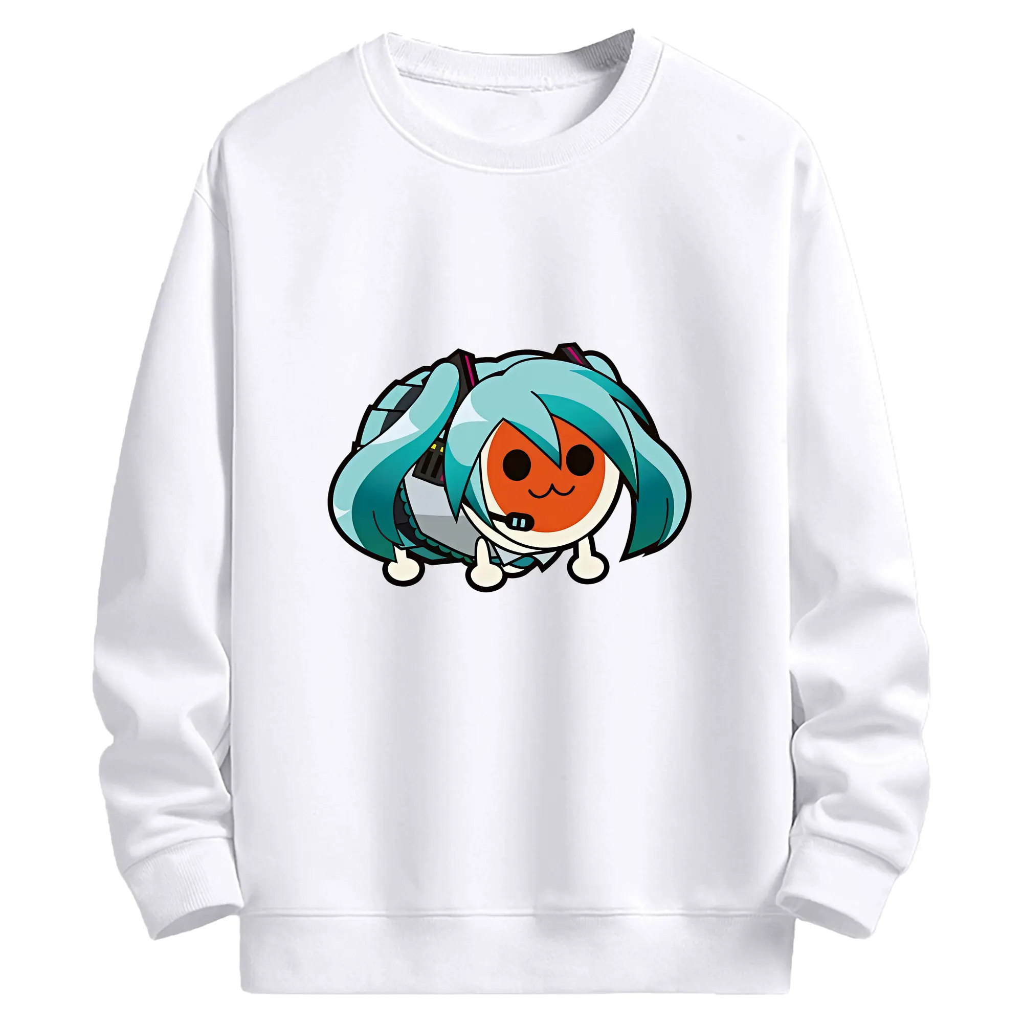 太鼓の達人 グッズ - 高品質 クルーネック スウェット ・ コットン59％ ポリエステル41％ ・ ユニセックス 長袖 トレーナー ・ カジュアル デイリー スポーツ 散歩用