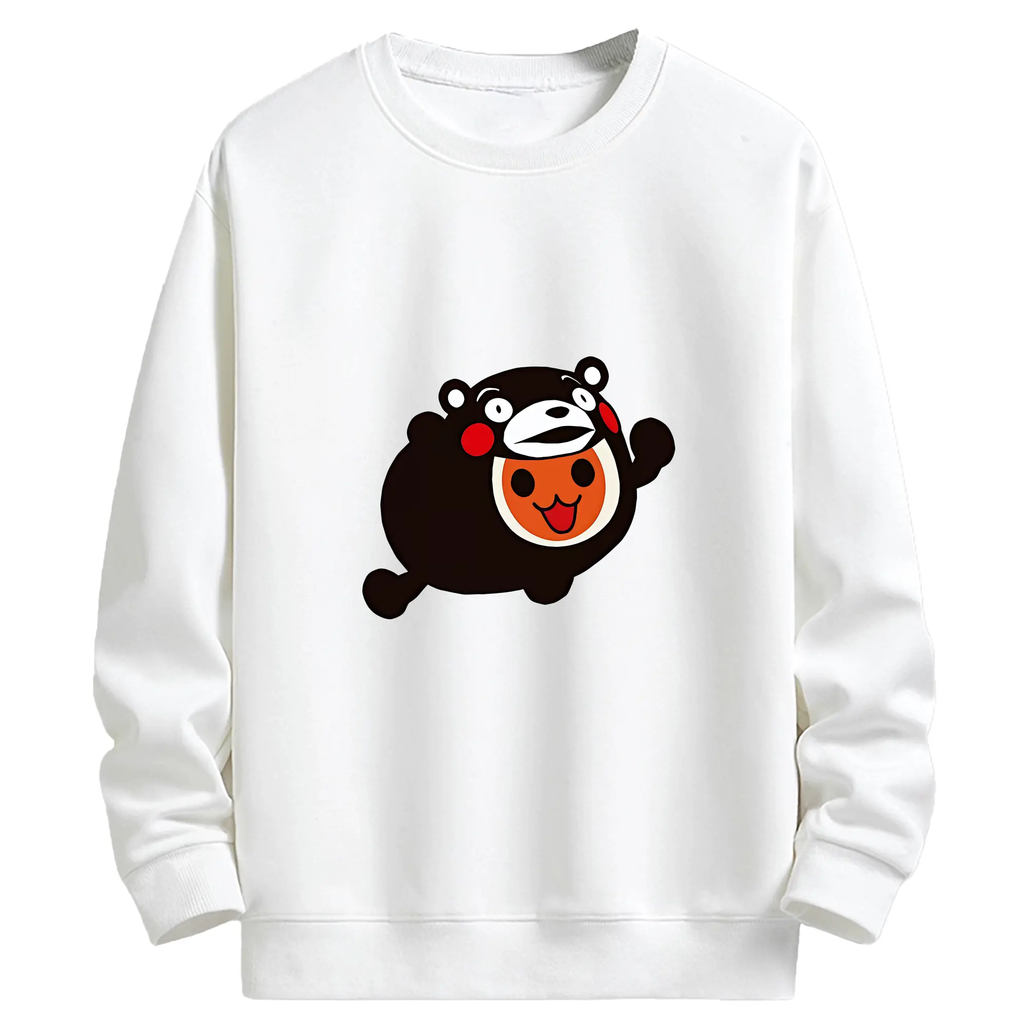 太鼓の達人 グッズ - キッズ クルーネックスウェットシャツ ・ フロントプリント ・ 綿80％ ポリエステル20％ ・ 快適 通学 スポーツ 日常使い お散歩用