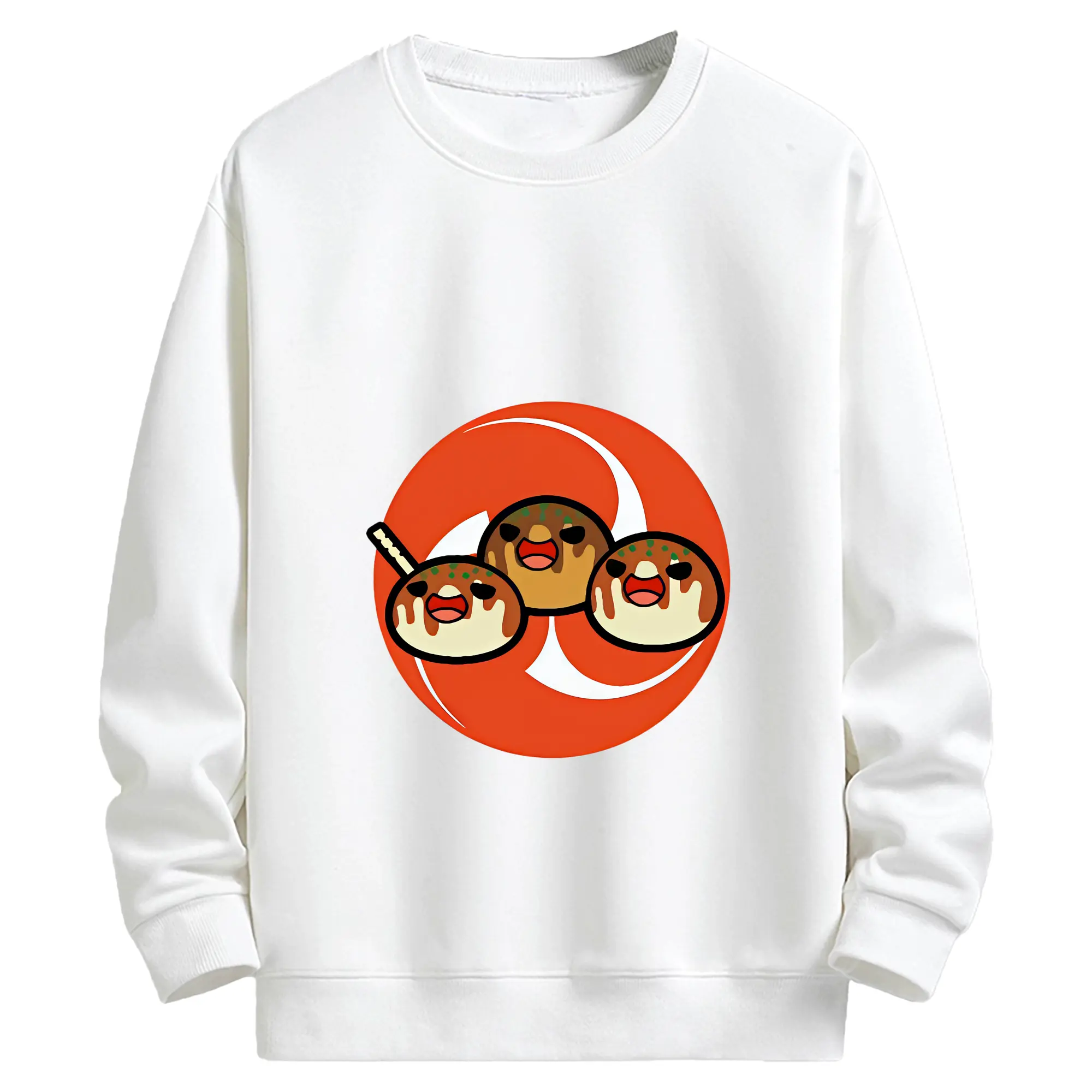 太鼓の達人 グッズ - キッズ クルーネックスウェットシャツ ・ フロントプリント ・ 綿80％ ポリエステル20％ ・ 快適 通学 スポーツ 日常使い お散歩用