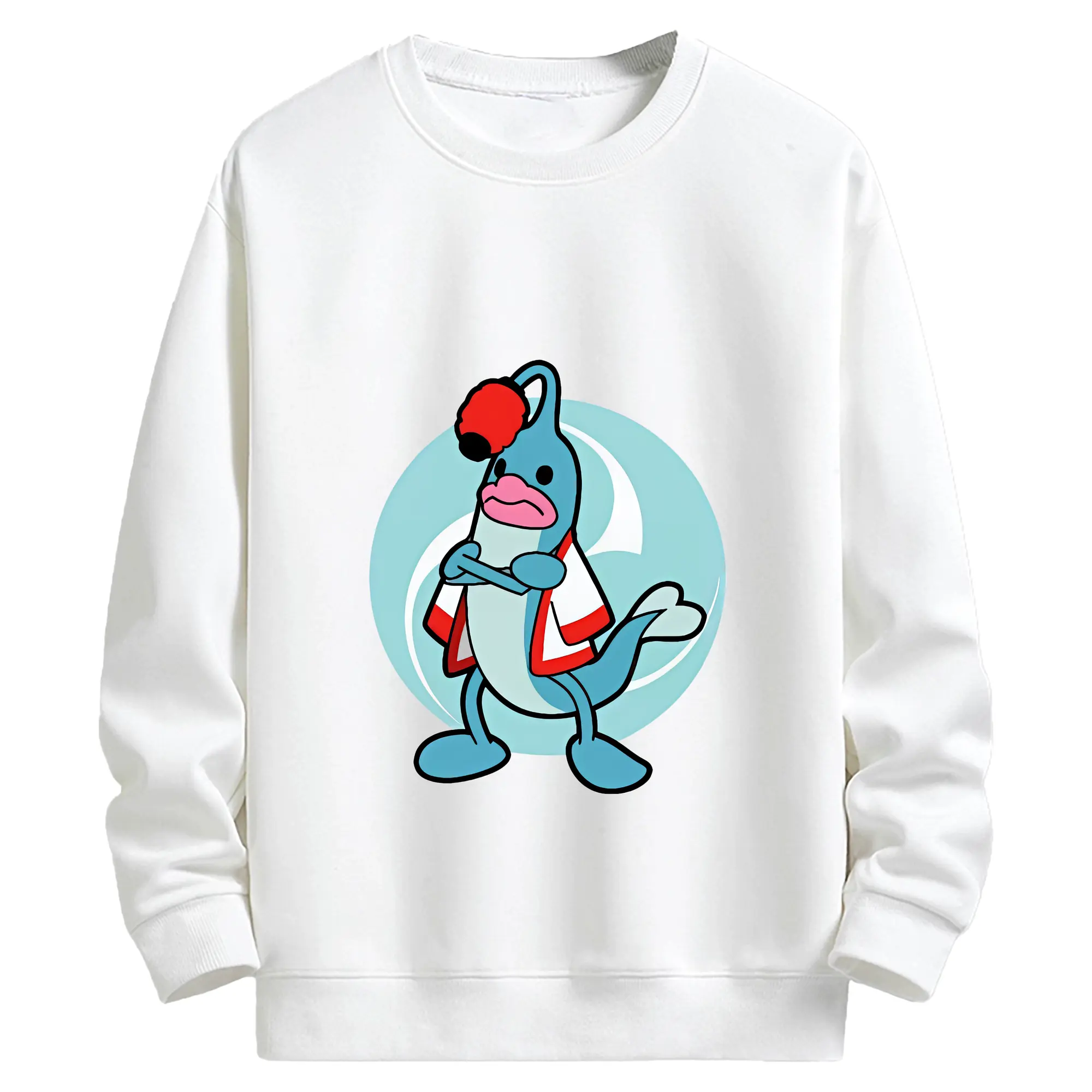 太鼓の達人 グッズ - キッズ クルーネックスウェットシャツ ・ フロントプリント ・ 綿80％ ポリエステル20％ ・ 快適 通学 スポーツ 日常使い お散歩用