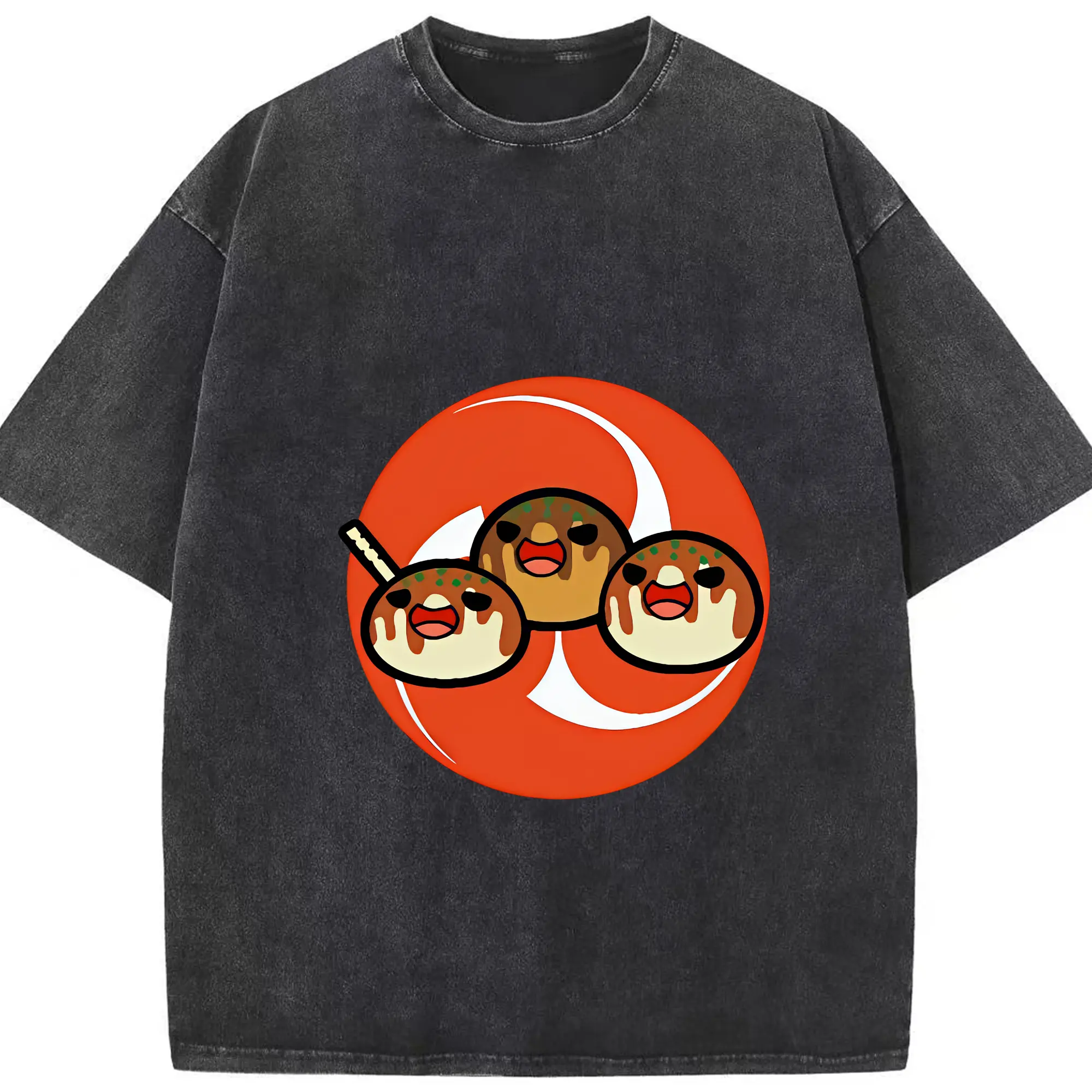 太鼓の達人 グッズ - 綿100％ ヴィンテージ風 半袖Tシャツ ・ フロントプリント ・ 柔らか肌触り ・ 通気性 快適 ・ スポーツ カジュアル 外出用