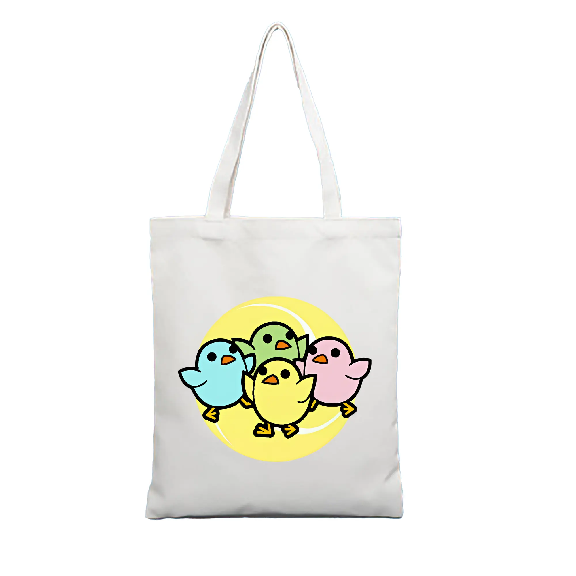 太鼓の達人 グッズ - 縦型キャンバス手提げバッグ（トートバッグ） ・ キャンバス素材 ・ ショッピング用 ・ 軽量 丈夫 お手入れ簡単