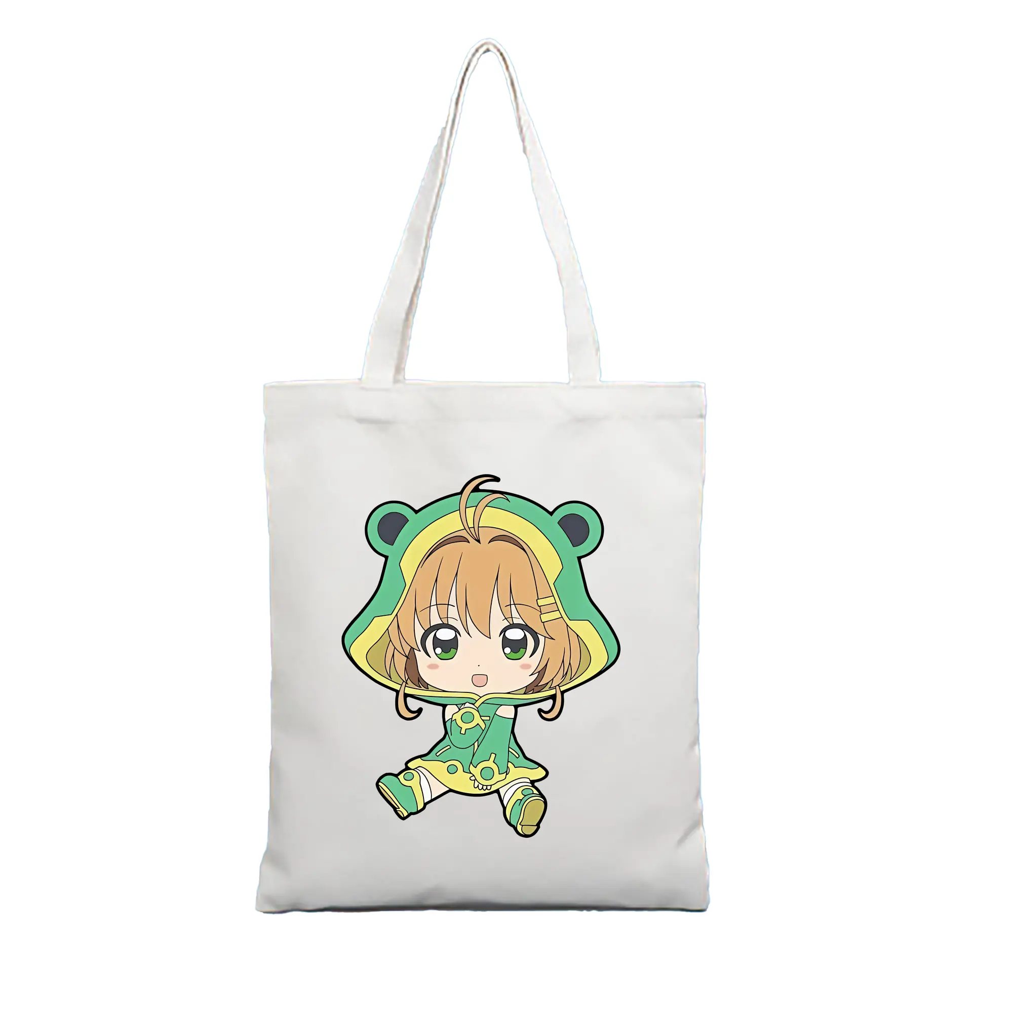 カードキャプターさくら グッズ,木之本桜 - 縦型キャンバス手提げバッグ（トートバッグ） ・ キャンバス素材 ・ ショッピング用 ・ 軽量 丈夫 お手入れ簡単