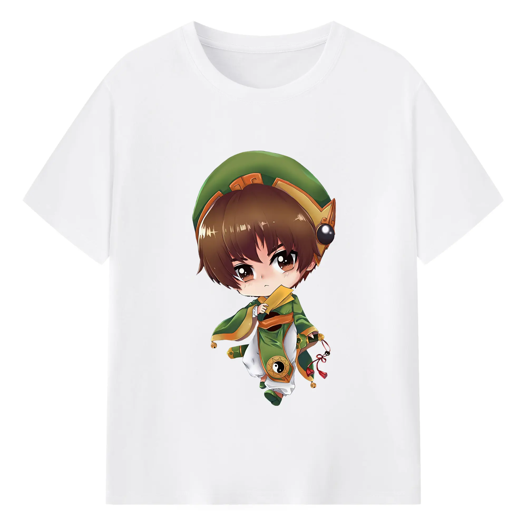 カードキャプターさくら グッズ,李小狼 - 綿100％ 半袖Tシャツ ・ フロントプリント ・ 快適 通気性 ・ 日常使い 散歩 スポーツ用