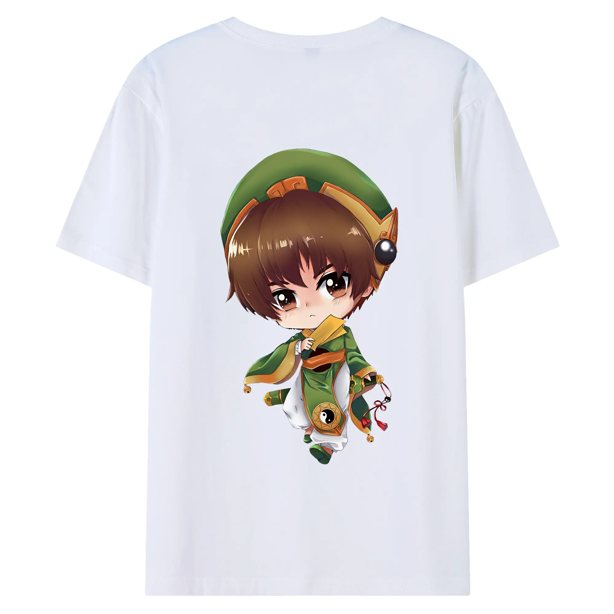 カードキャプターさくら グッズ,李小狼 - 綿100％ 半袖Tシャツ ・ バックプリント ・ 快適 通気性 ・ 日常使い 散歩 スポーツ用