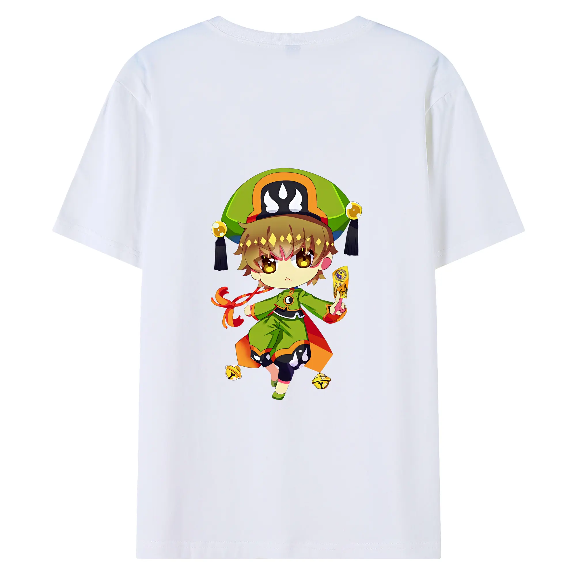 カードキャプターさくら グッズ,李小狼 - 綿100％ 半袖Tシャツ ・ バックプリント ・ 快適 通気性 ・ 日常使い 散歩 スポーツ用