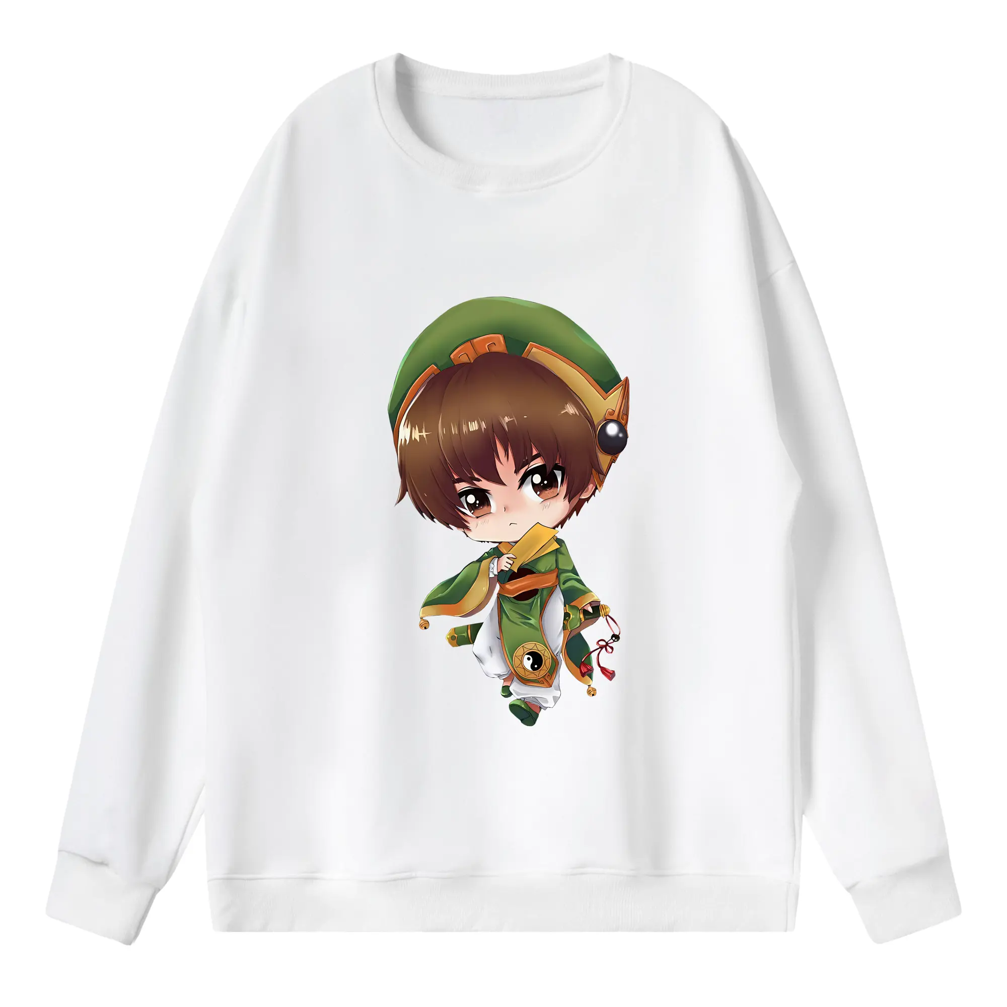 カードキャプターさくら グッズ,李小狼 - 薄手 クルーネック スウェット 裏毛260g · ポリエステル 春秋向け カジュアル 男女兼用 · トレーナー デイリー スポーツ 散歩に最適