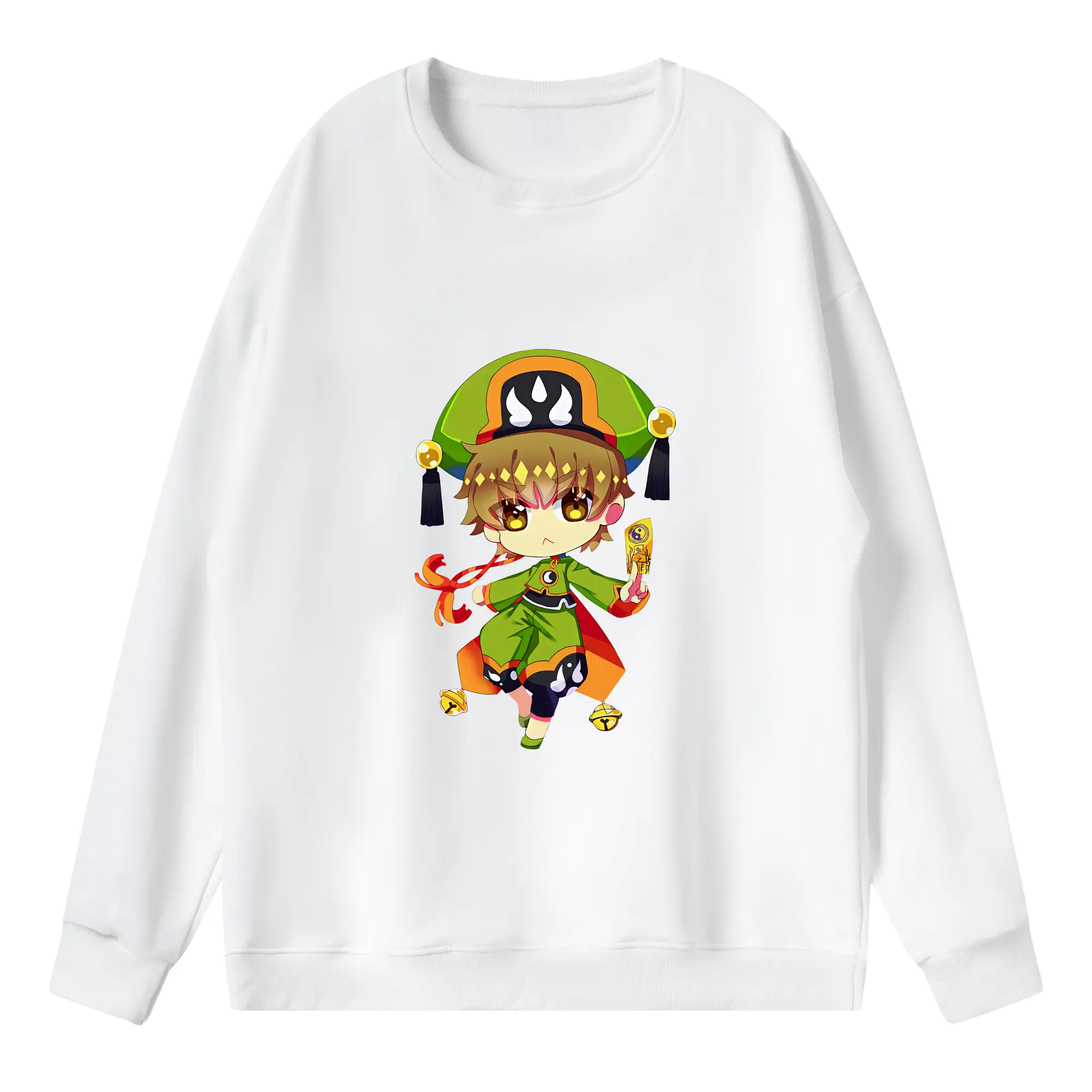 カードキャプターさくら グッズ,李小狼 - 薄手 クルーネック スウェット 裏毛260g · ポリエステル 春秋向け カジュアル 男女兼用 · トレーナー デイリー スポーツ 散歩に最適