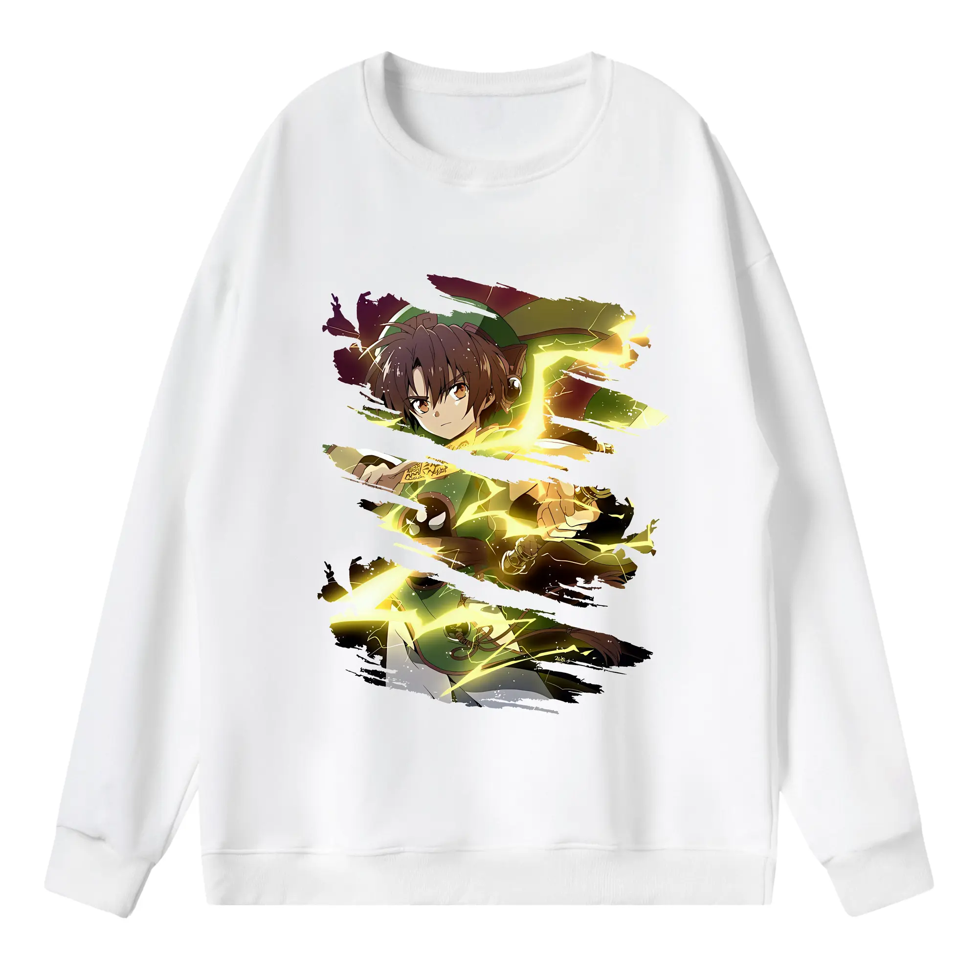 カードキャプターさくら グッズ,李小狼 - 薄手 クルーネック スウェット 裏毛260g · ポリエステル 春秋向け カジュアル 男女兼用 · トレーナー デイリー スポーツ 散歩に最適