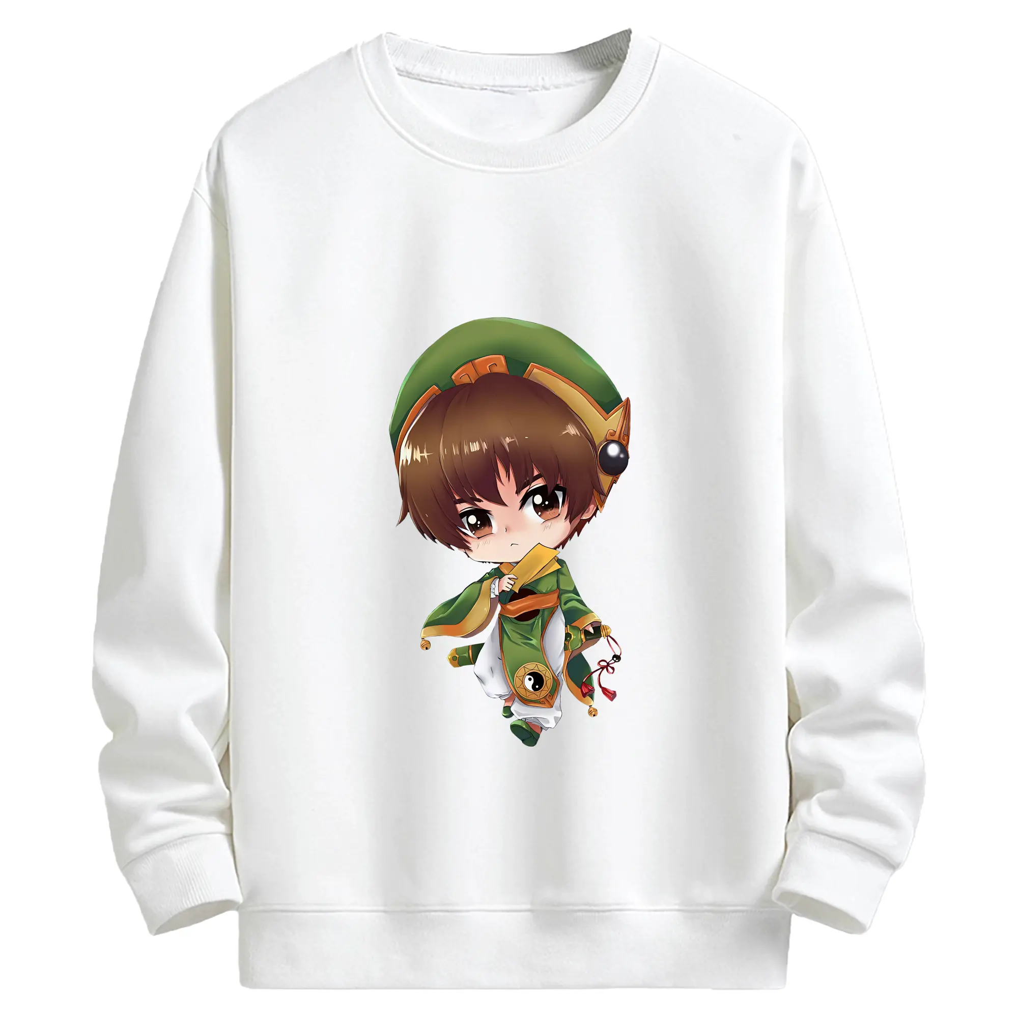 カードキャプターさくら グッズ,李小狼 - キッズ クルーネックスウェットシャツ ・ フロントプリント ・ 綿80％ ポリエステル20％ ・ 快適 通学 スポーツ 日常使い お散歩用