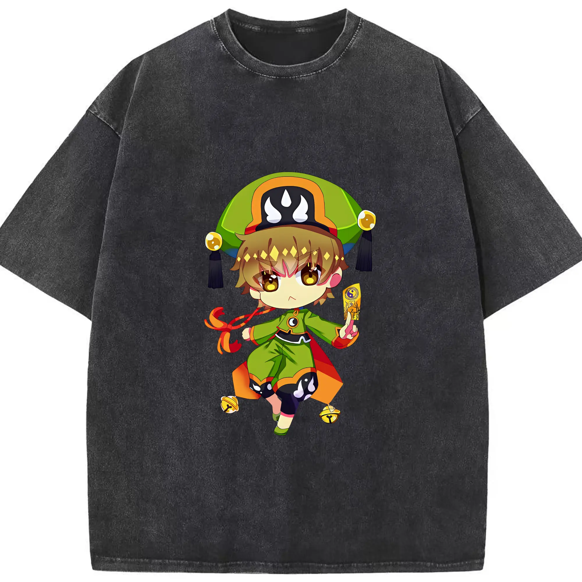 カードキャプターさくら グッズ,李小狼 - 綿100％ ヴィンテージ風 半袖Tシャツ ・ フロントプリント ・ 柔らか肌触り ・ 通気性 快適 ・ スポーツ カジュアル 外出用