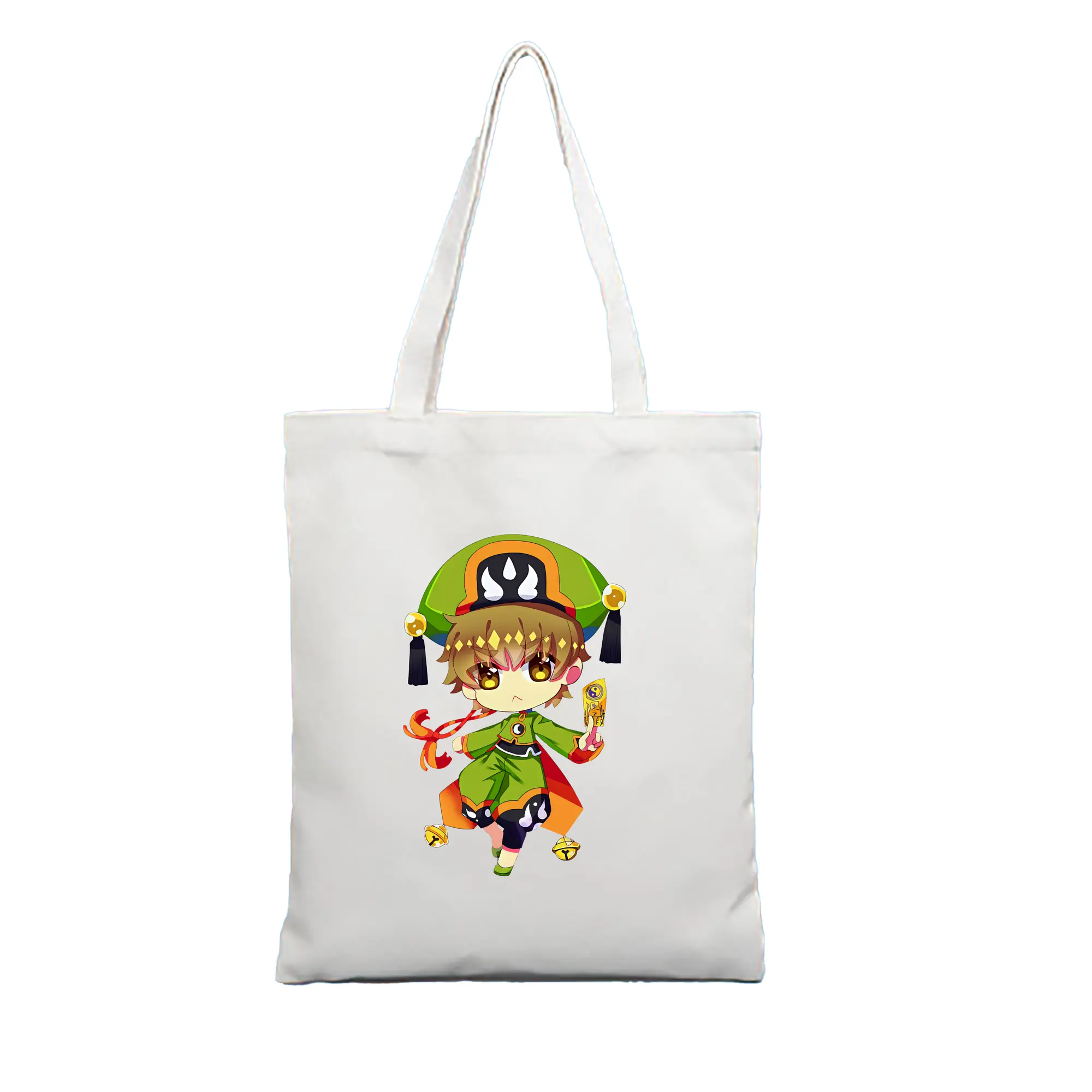 カードキャプターさくら グッズ,李小狼 - 縦型キャンバス手提げバッグ（トートバッグ） ・ キャンバス素材 ・ ショッピング用 ・ 軽量 丈夫 お手入れ簡単