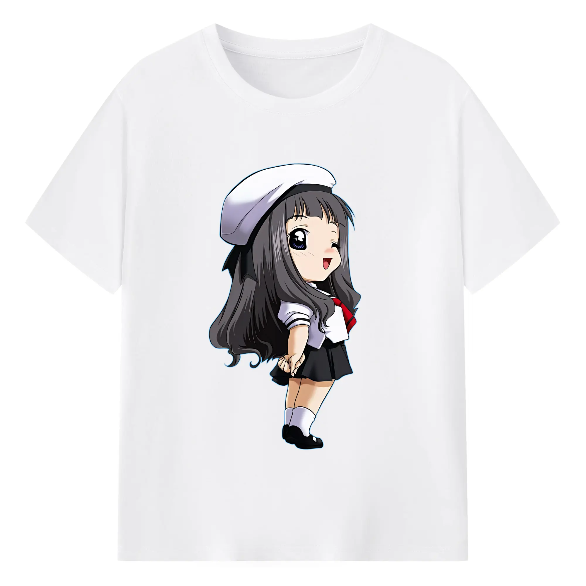 カードキャプターさくら グッズ,大道寺知世 - 綿100％ 半袖Tシャツ ・ フロントプリント ・ 快適 通気性 ・ 日常使い 散歩 スポーツ用