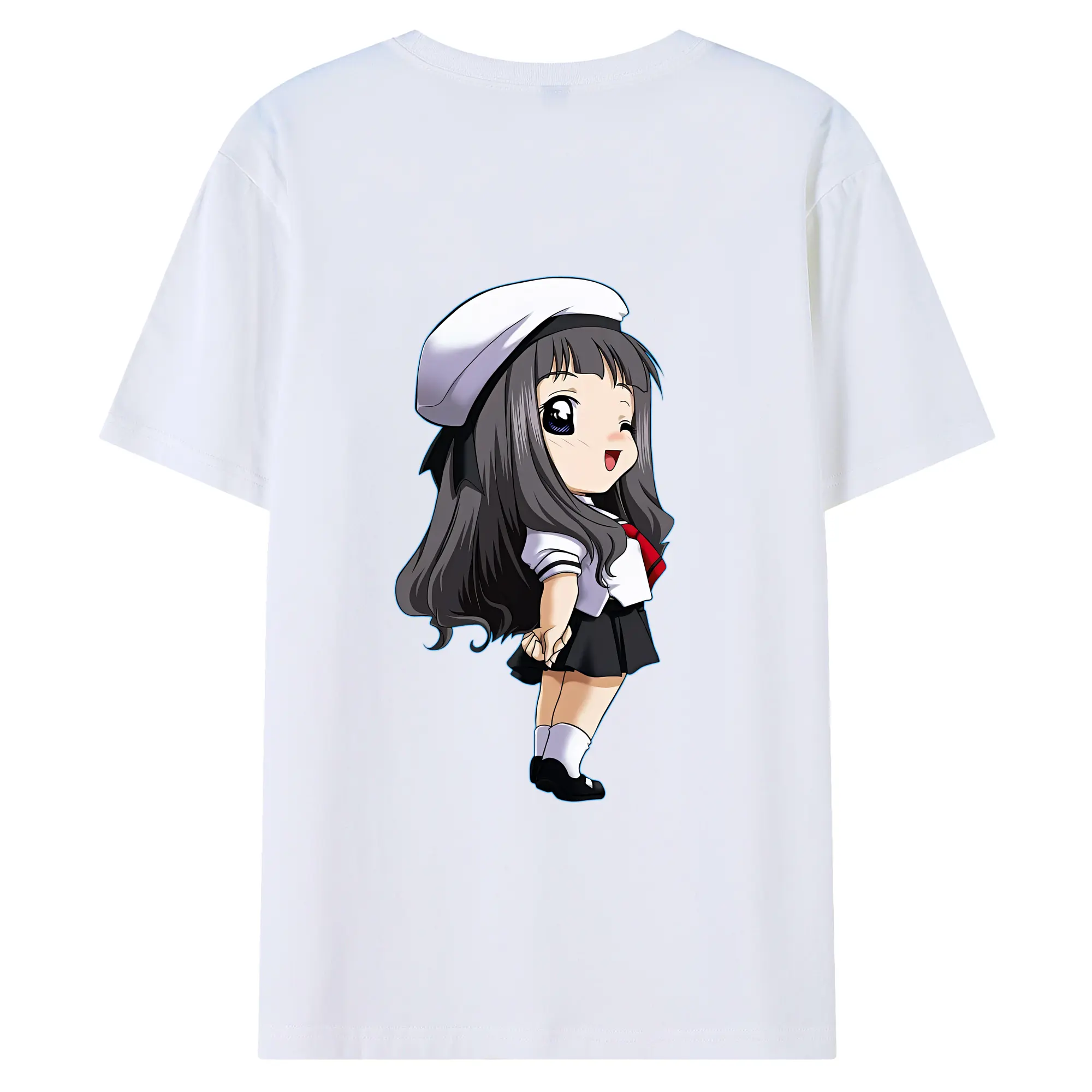 カードキャプターさくら グッズ,大道寺知世 - 綿100％ 半袖Tシャツ ・ バックプリント ・ 快適 通気性 ・ 日常使い 散歩 スポーツ用