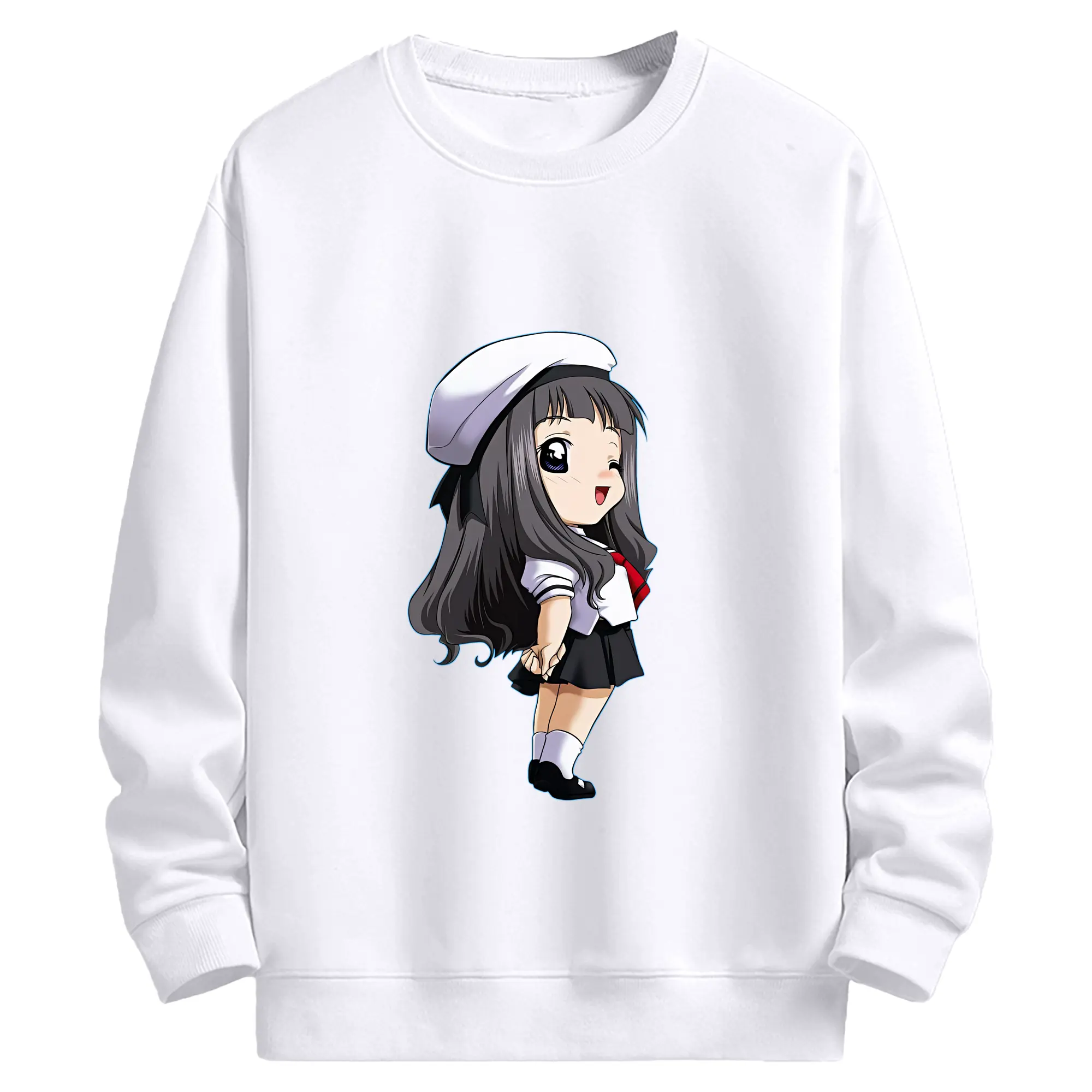 カードキャプターさくら グッズ,大道寺知世 - 高品質 クルーネック スウェット ・ コットン59％ ポリエステル41％ ・ ユニセックス 長袖 トレーナー ・ カジュアル デイリー スポーツ 散歩用