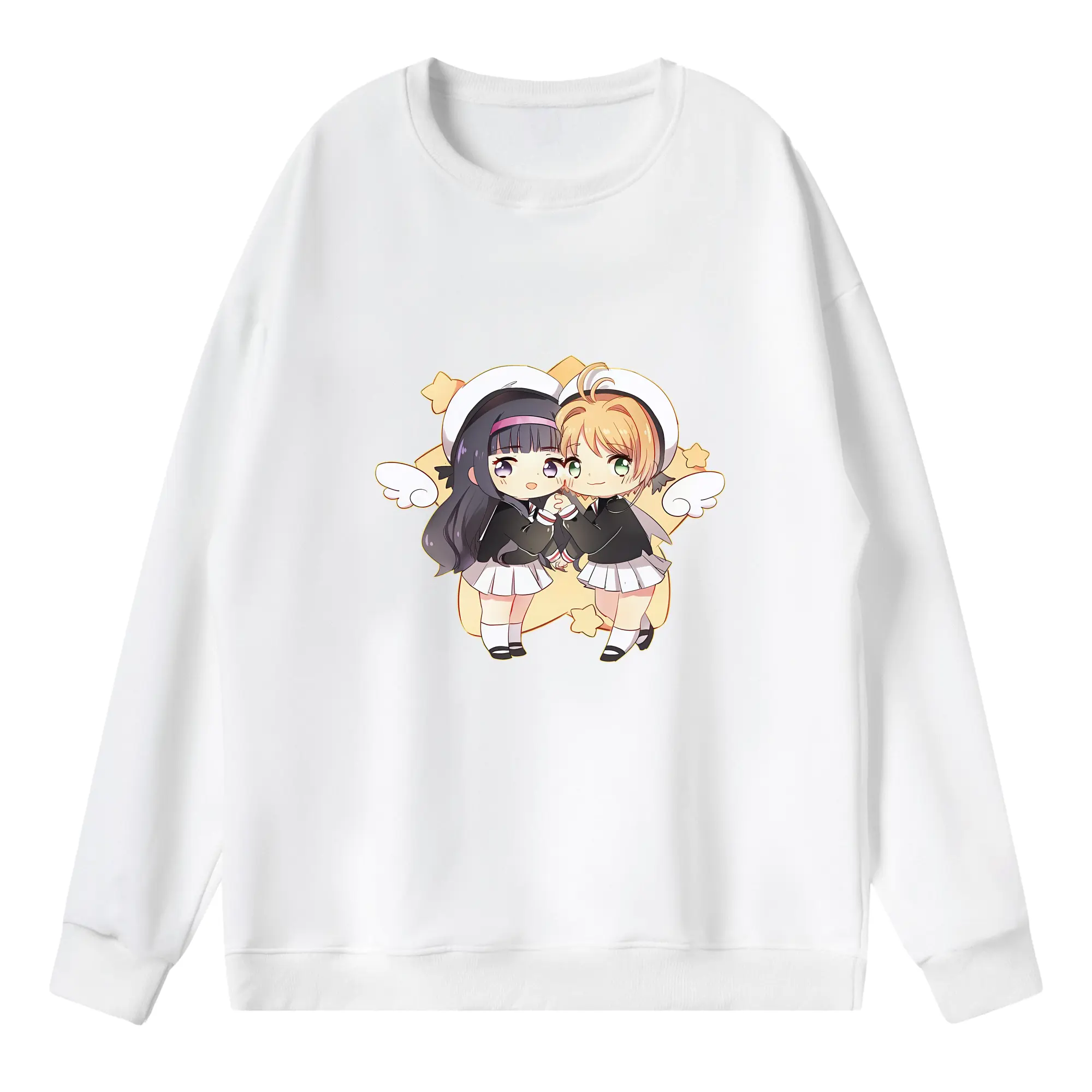 カードキャプターさくら グッズ,大道寺知世 - 薄手 クルーネック スウェット 裏毛260g · ポリエステル 春秋向け カジュアル 男女兼用 · トレーナー デイリー スポーツ 散歩に最適