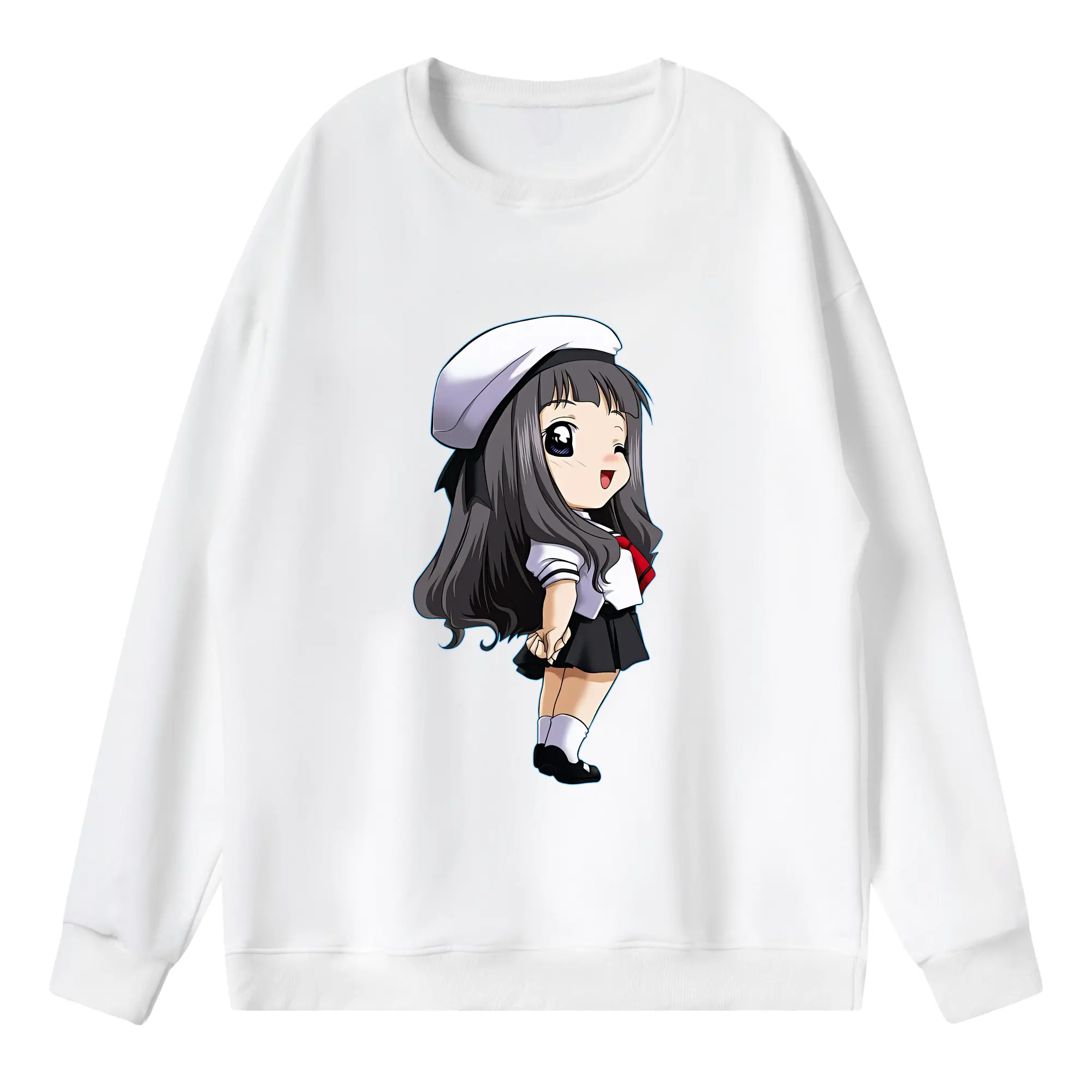 カードキャプターさくら グッズ,大道寺知世 - 薄手 クルーネック スウェット 裏毛260g · ポリエステル 春秋向け カジュアル 男女兼用 · トレーナー デイリー スポーツ 散歩に最適