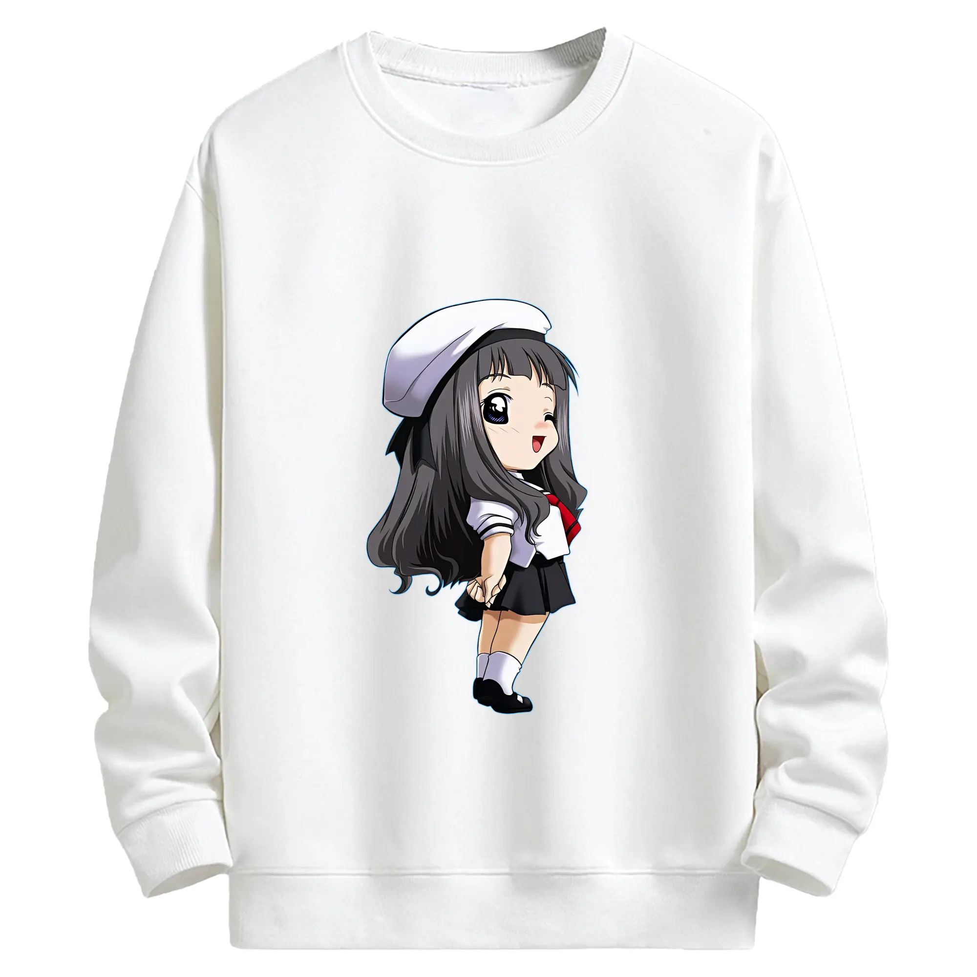 カードキャプターさくら グッズ,大道寺知世 - キッズ クルーネックスウェットシャツ ・ フロントプリント ・ 綿80％ ポリエステル20％ ・ 快適 通学 スポーツ 日常使い お散歩用