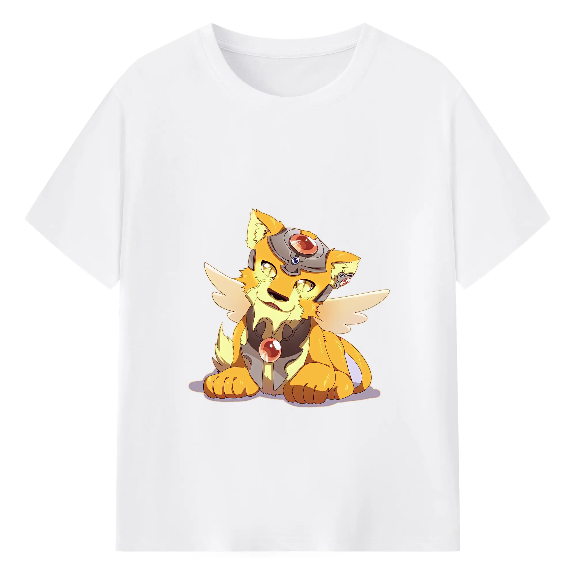 カードキャプターさくら グッズ,ケルベロス - 綿100％ 半袖Tシャツ ・ フロントプリント ・ 快適 通気性 ・ 日常使い 散歩 スポーツ用