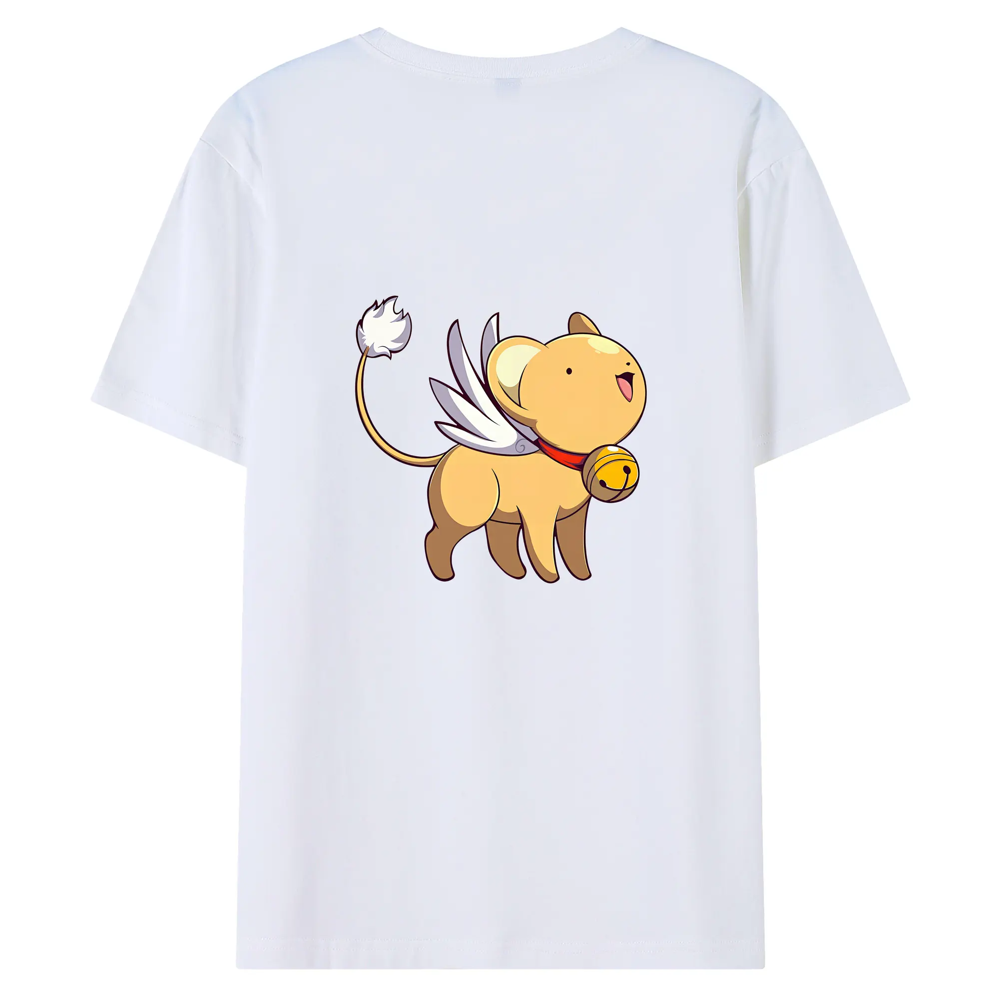 カードキャプターさくら グッズ,ケルベロス - 綿100％ 半袖Tシャツ ・ バックプリント ・ 快適 通気性 ・ 日常使い 散歩 スポーツ用