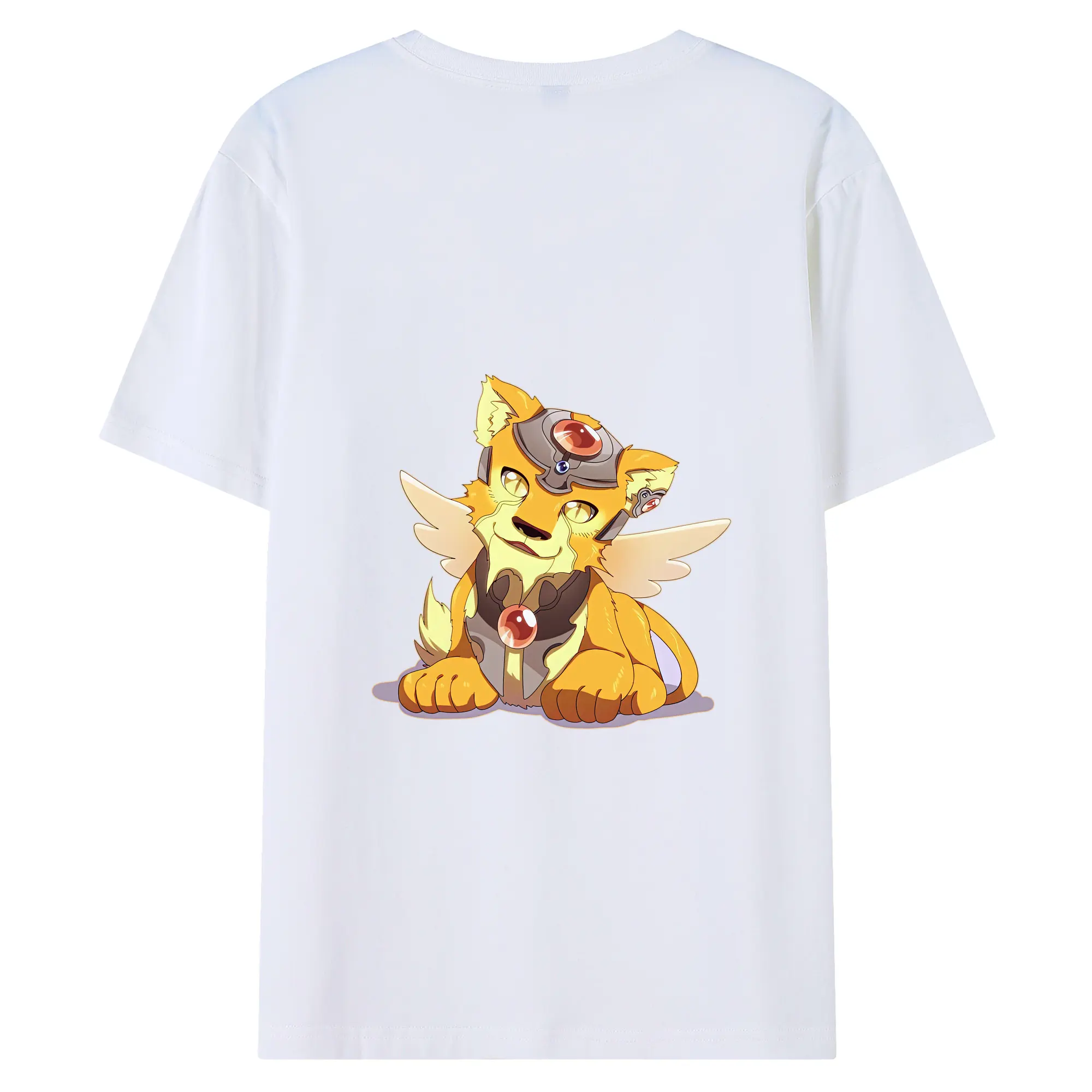 カードキャプターさくら グッズ,ケルベロス - 綿100％ 半袖Tシャツ ・ バックプリント ・ 快適 通気性 ・ 日常使い 散歩 スポーツ用