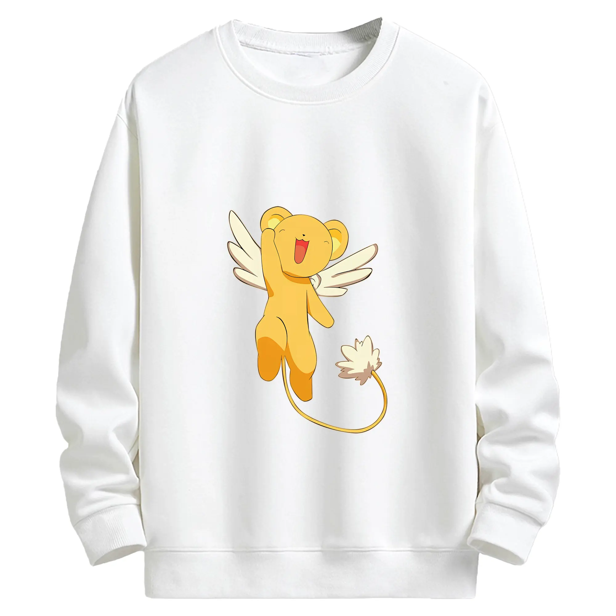 カードキャプターさくら グッズ,ケルベロス - キッズ クルーネックスウェットシャツ ・ フロントプリント ・ 綿80％ ポリエステル20％ ・ 快適 通学 スポーツ 日常使い お散歩用