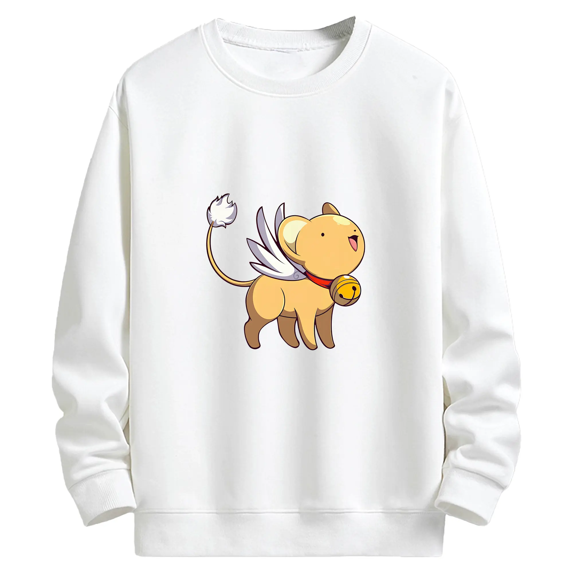 カードキャプターさくら グッズ,ケルベロス - キッズ クルーネックスウェットシャツ ・ フロントプリント ・ 綿80％ ポリエステル20％ ・ 快適 通学 スポーツ 日常使い お散歩用