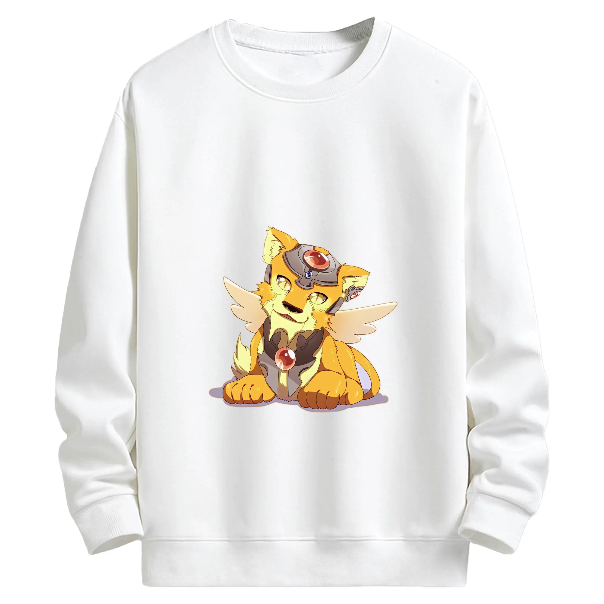 カードキャプターさくら グッズ,ケルベロス - キッズ クルーネックスウェットシャツ ・ フロントプリント ・ 綿80％ ポリエステル20％ ・ 快適 通学 スポーツ 日常使い お散歩用