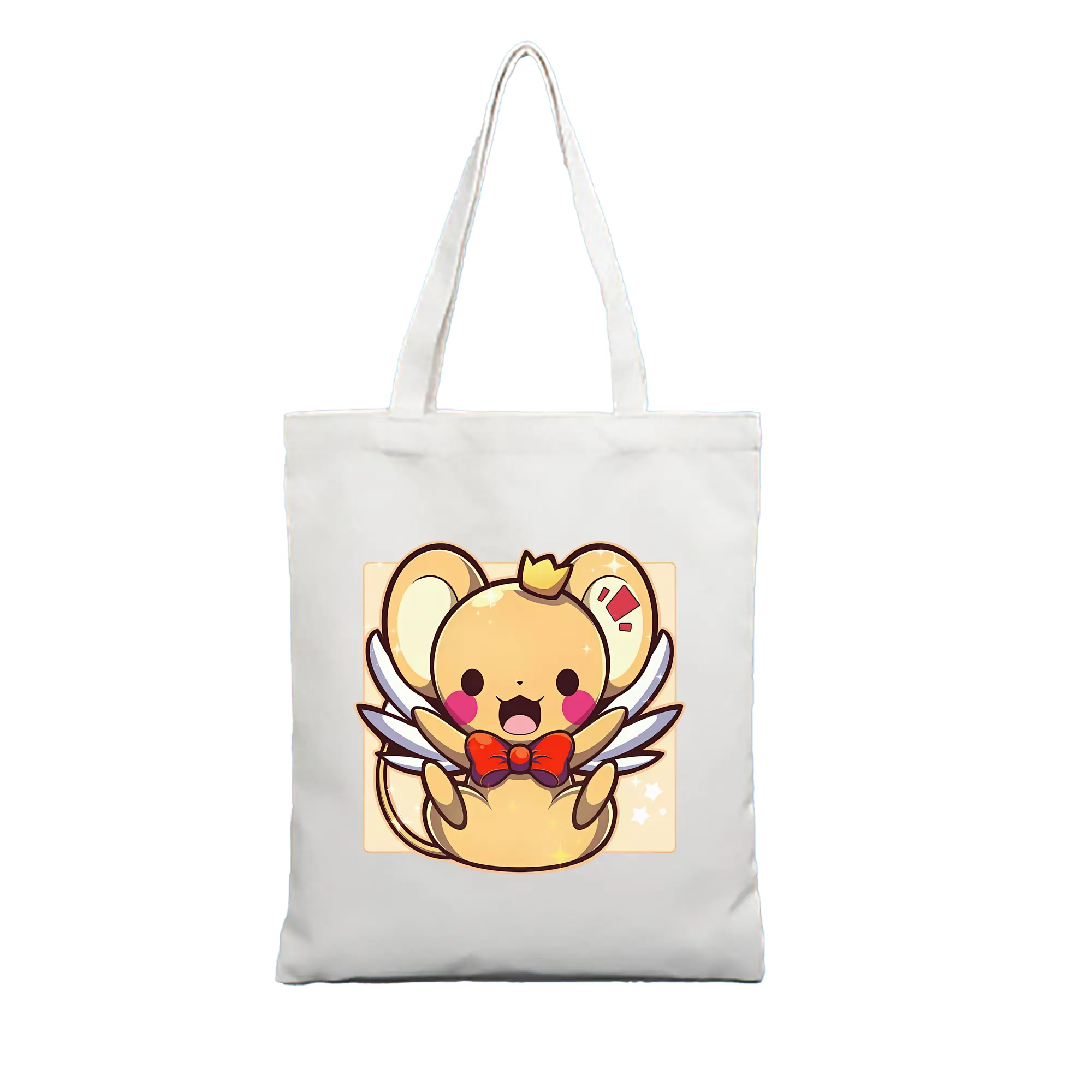 カードキャプターさくら グッズ,ケルベロス - 縦型キャンバス手提げバッグ（トートバッグ） ・ キャンバス素材 ・ ショッピング用 ・ 軽量 丈夫 お手入れ簡単