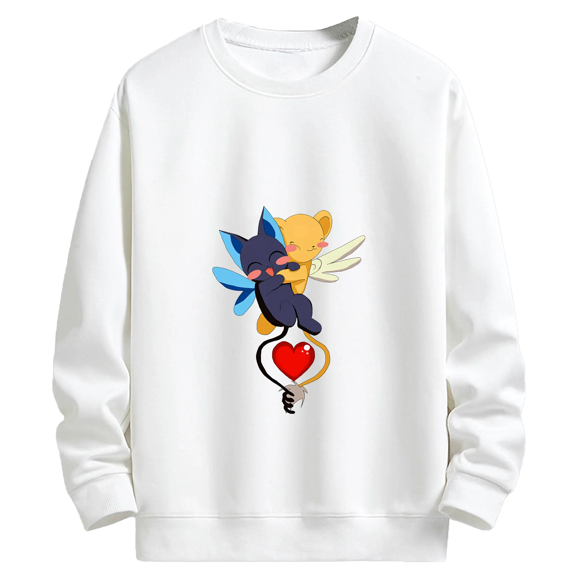 カードキャプターさくら グッズ,スピネル・サン - キッズ クルーネックスウェットシャツ ・ フロントプリント ・ 綿80％ ポリエステル20％ ・ 快適 通学 スポーツ 日常使い お散歩用