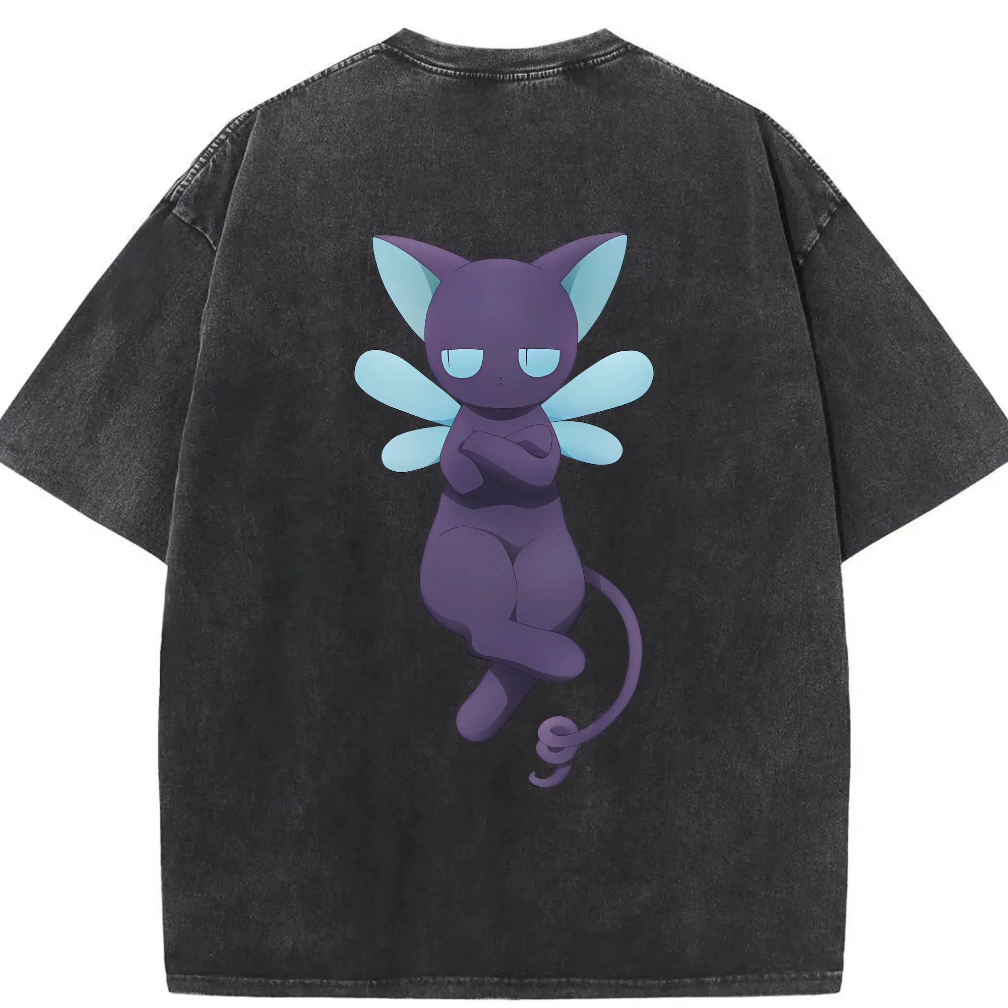 カードキャプターさくら グッズ,スピネル・サン - 綿100％ ヴィンテージ風 半袖Tシャツ ・ 背面プリント ・ 柔らか肌触り ・ 通気性 快適 ・ スポーツ カジュアル 外出用