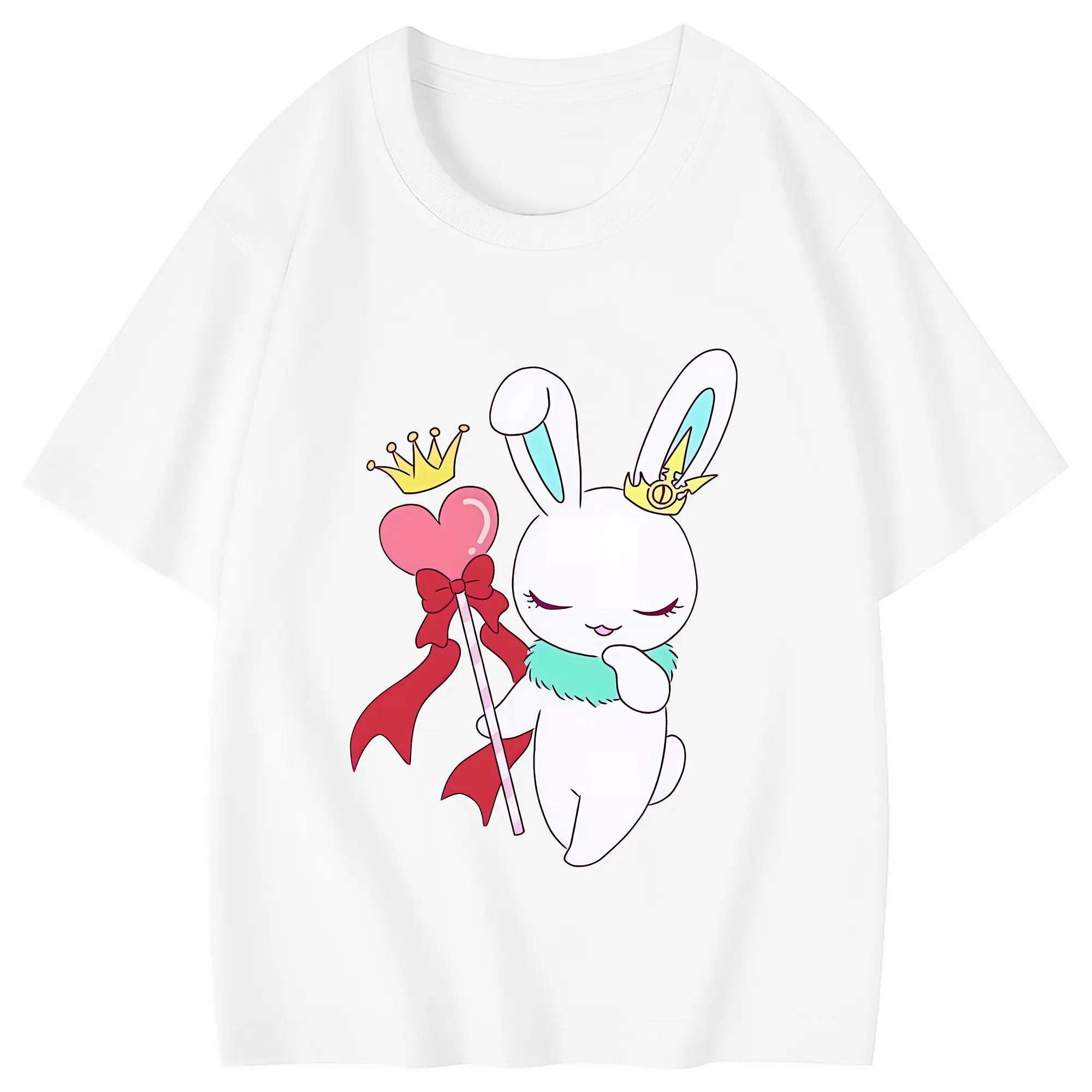 カードキャプターさくら グッズ,モモ - 綿100％ キッズTシャツ ・ フロントプリント ・ 快適 通気性 ・ スポーツ カジュアル 散歩用