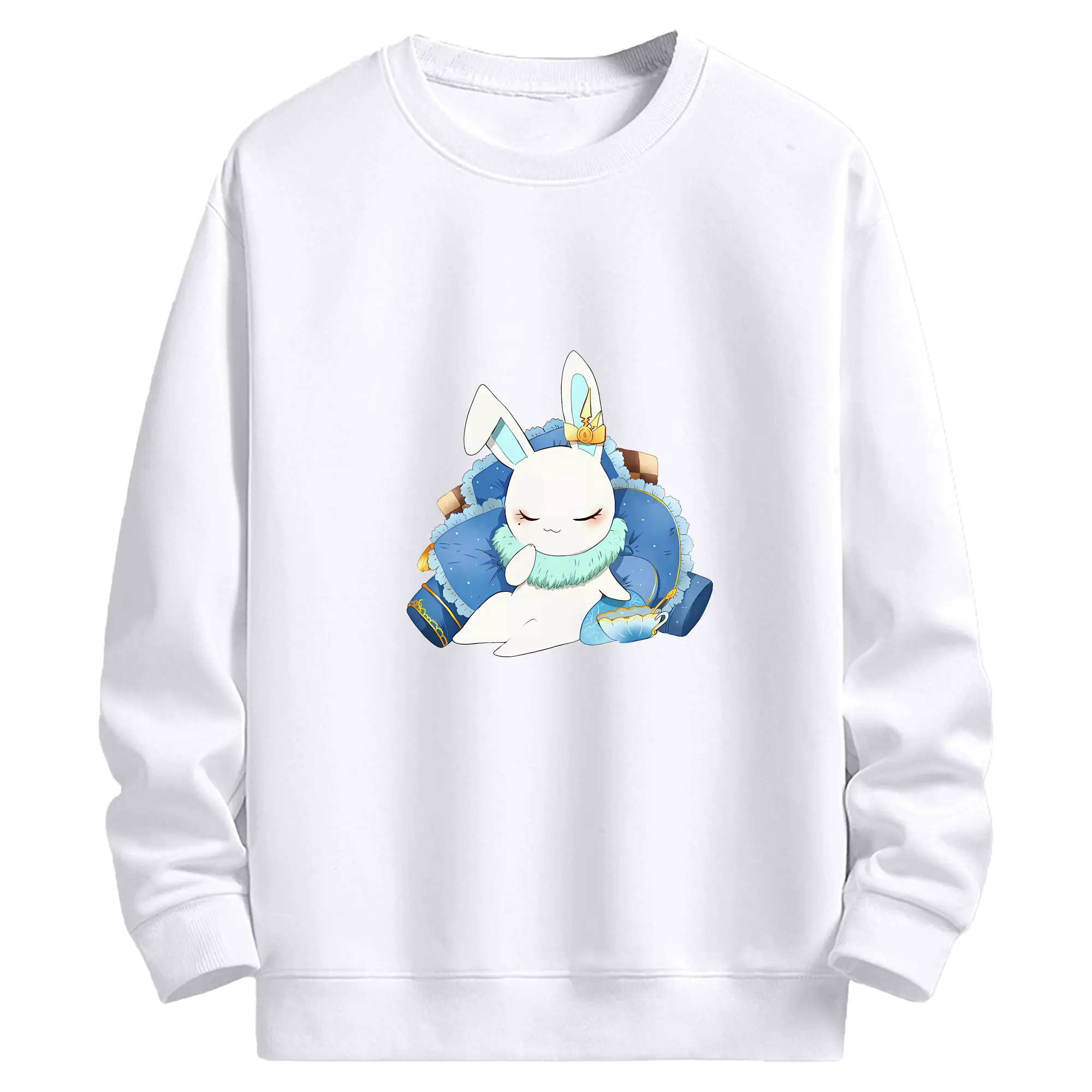 カードキャプターさくら グッズ,モモ - 高品質 クルーネック スウェット ・ コットン59％ ポリエステル41％ ・ ユニセックス 長袖 トレーナー ・ カジュアル デイリー スポーツ 散歩用