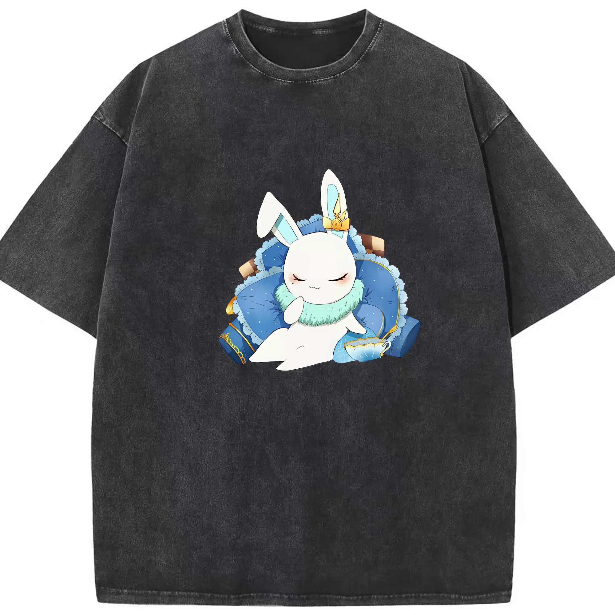 カードキャプターさくら グッズ,モモ - 綿100％ ヴィンテージ風 半袖Tシャツ ・ フロントプリント ・ 柔らか肌触り ・ 通気性 快適 ・ スポーツ カジュアル 外出用