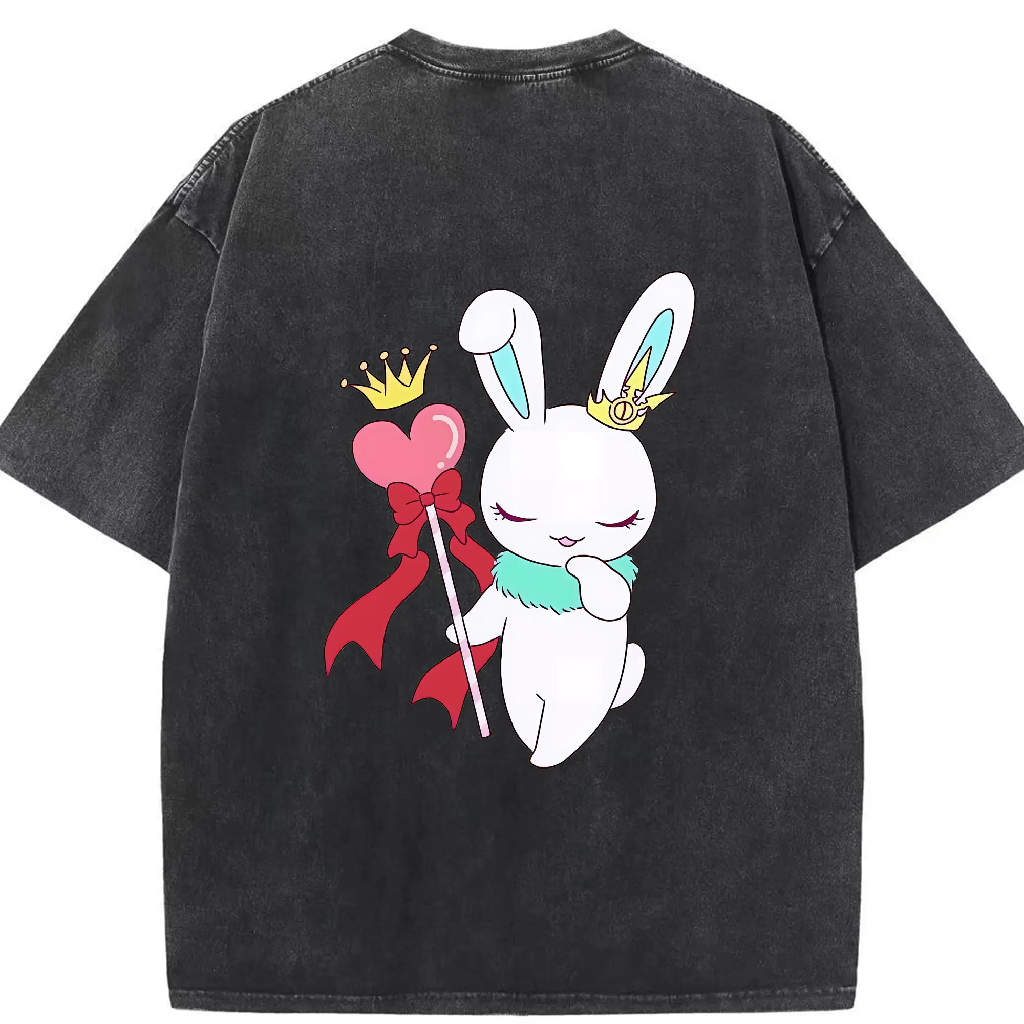 カードキャプターさくら グッズ,モモ - 綿100％ ヴィンテージ風 半袖Tシャツ ・ 背面プリント ・ 柔らか肌触り ・ 通気性 快適 ・ スポーツ カジュアル 外出用