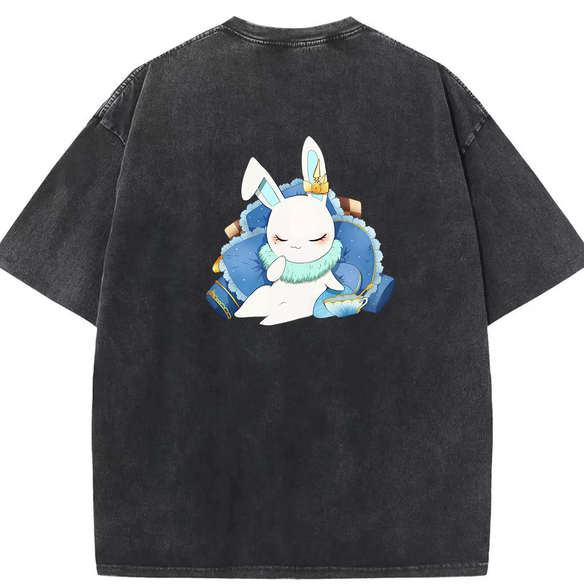 カードキャプターさくら グッズ,モモ - 綿100％ ヴィンテージ風 半袖Tシャツ ・ 背面プリント ・ 柔らか肌触り ・ 通気性 快適 ・ スポーツ カジュアル 外出用