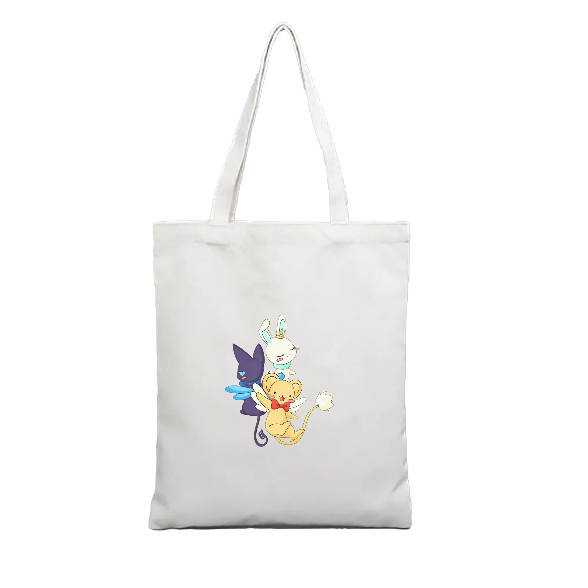 カードキャプターさくら グッズ,モモ - 縦型キャンバス手提げバッグ（トートバッグ） ・ キャンバス素材 ・ ショッピング用 ・ 軽量 丈夫 お手入れ簡単