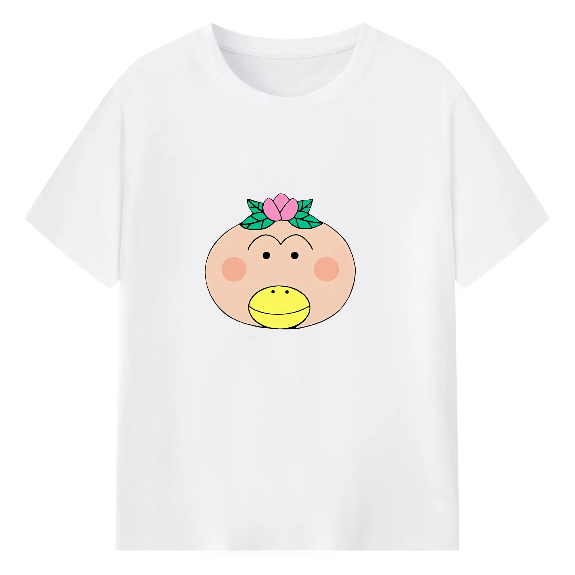 はなかっぱ グッズ,はなかっぱ - 綿100％ 半袖Tシャツ ・ フロントプリント ・ 快適 通気性 ・ 日常使い 散歩 スポーツ用