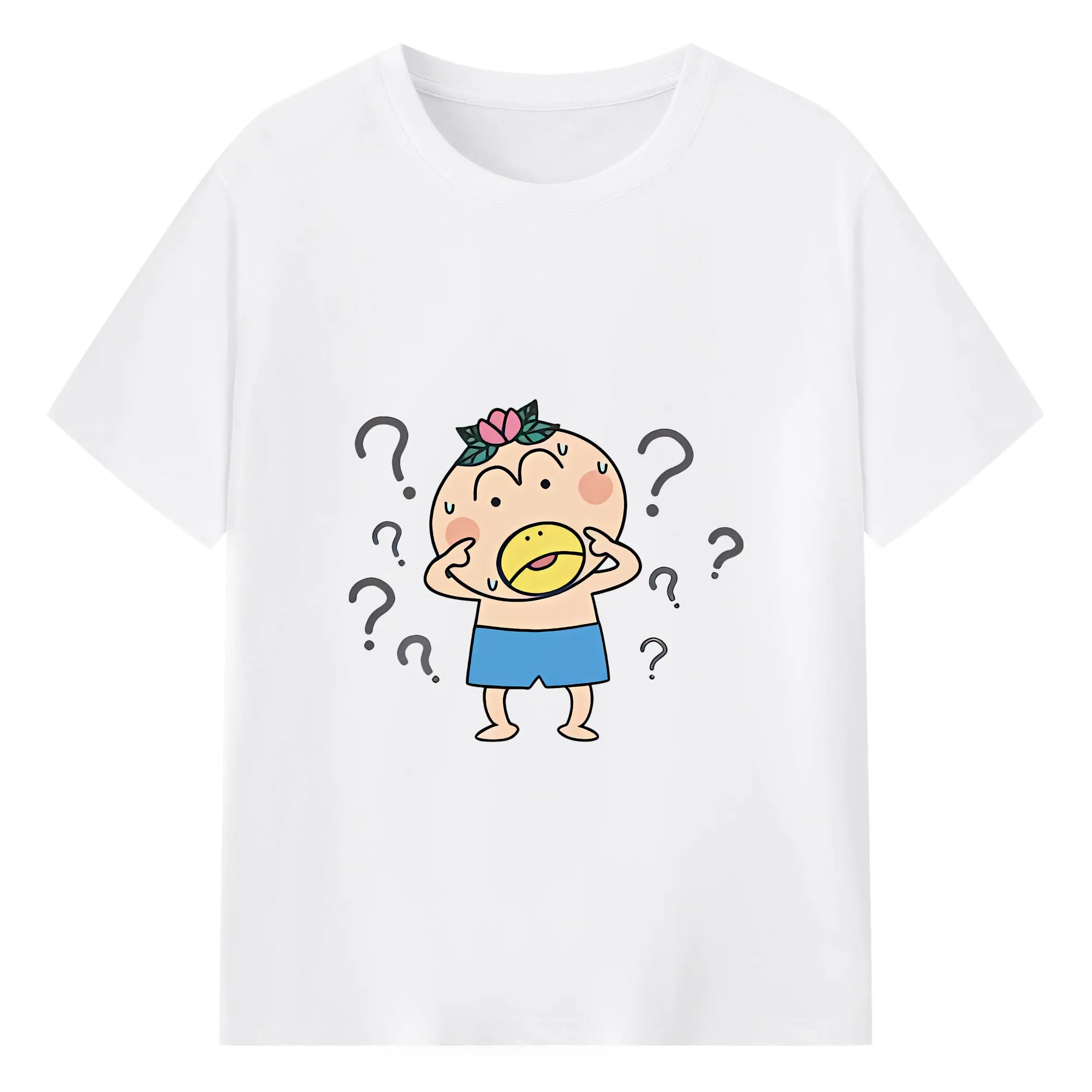 はなかっぱ グッズ,はなかっぱ - 綿100％ 半袖Tシャツ ・ フロントプリント ・ 快適 通気性 ・ 日常使い 散歩 スポーツ用
